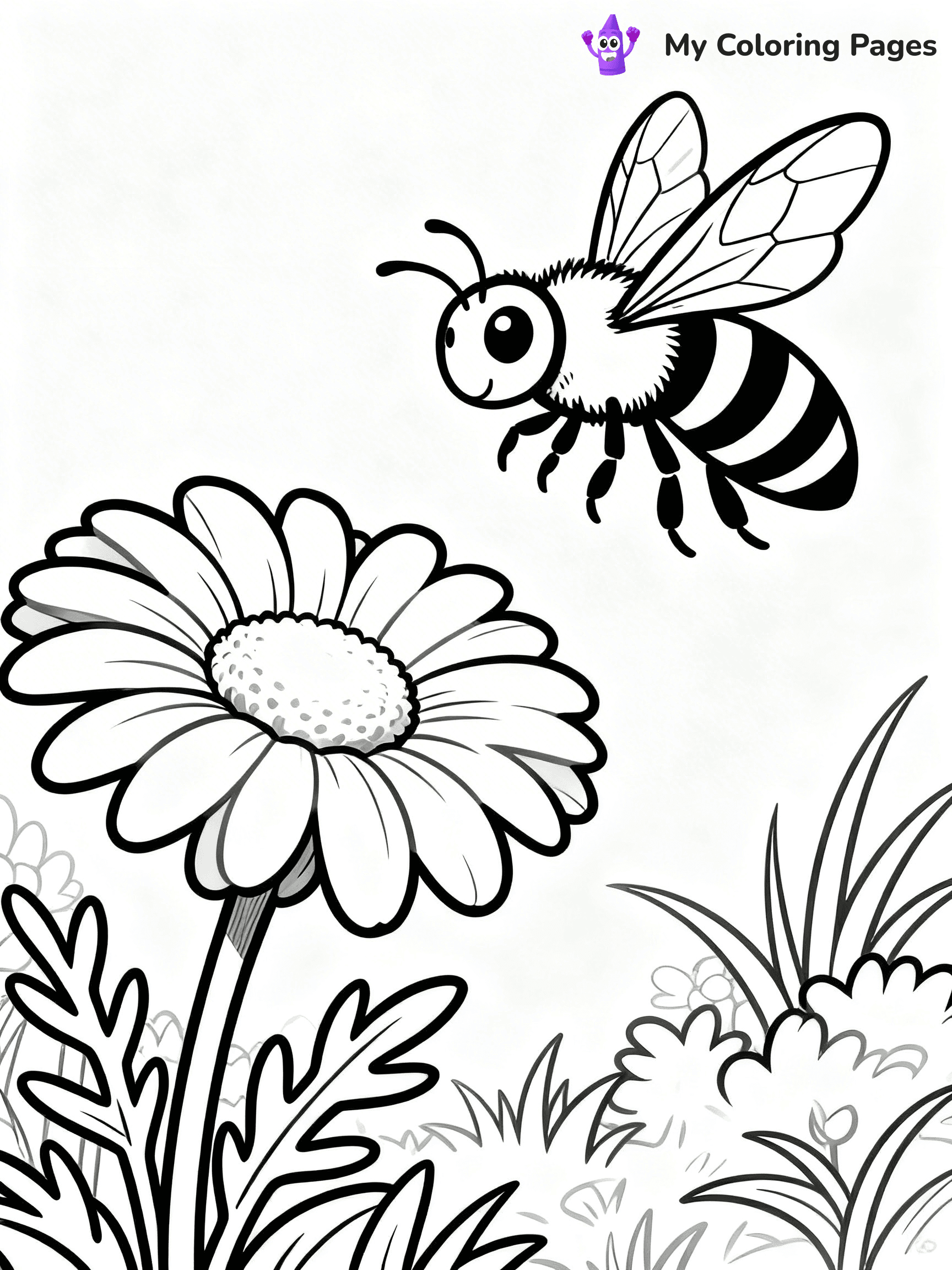 Wasp Coloring Pages - 15