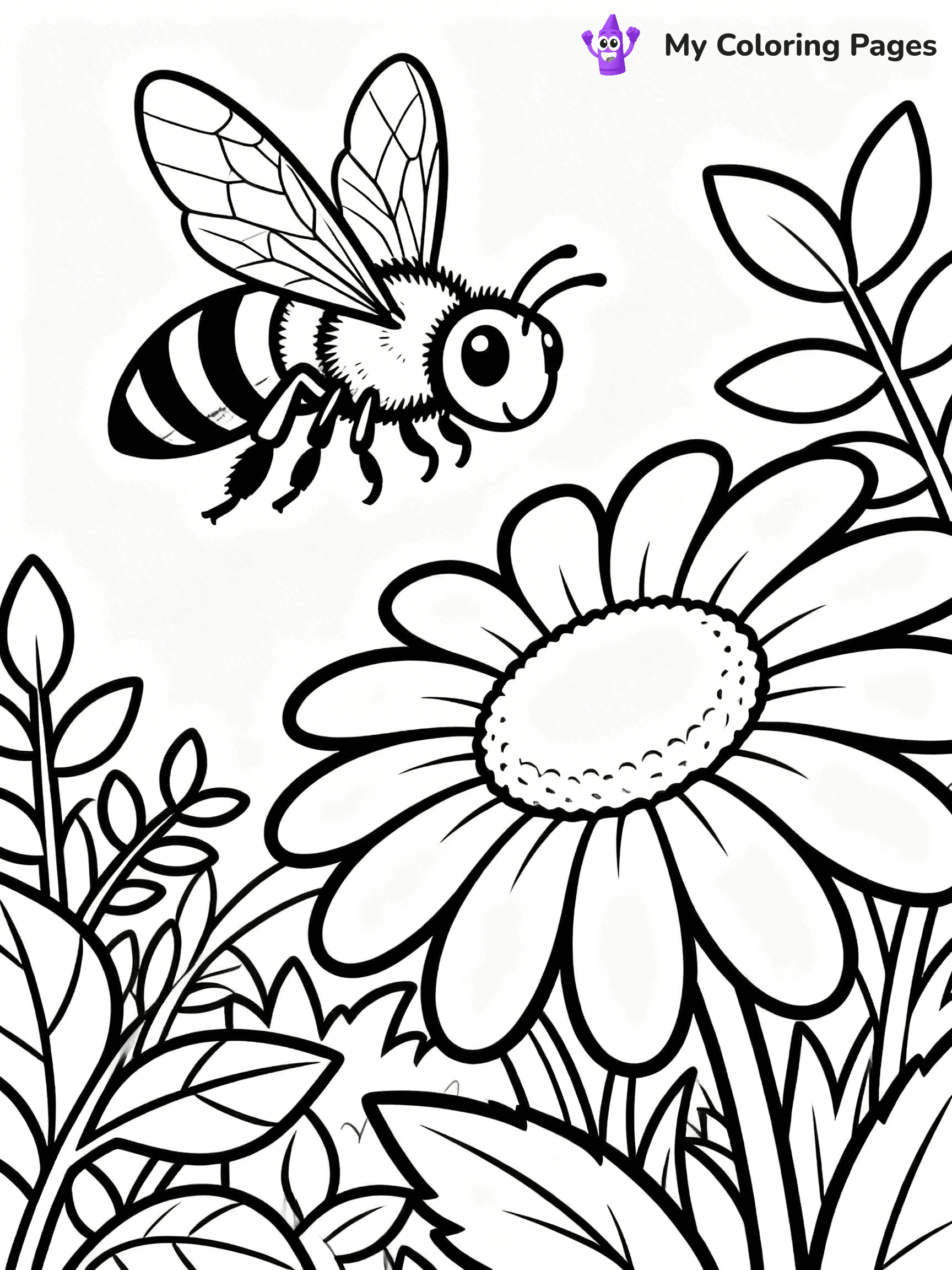Wasp Coloring Pages - 14