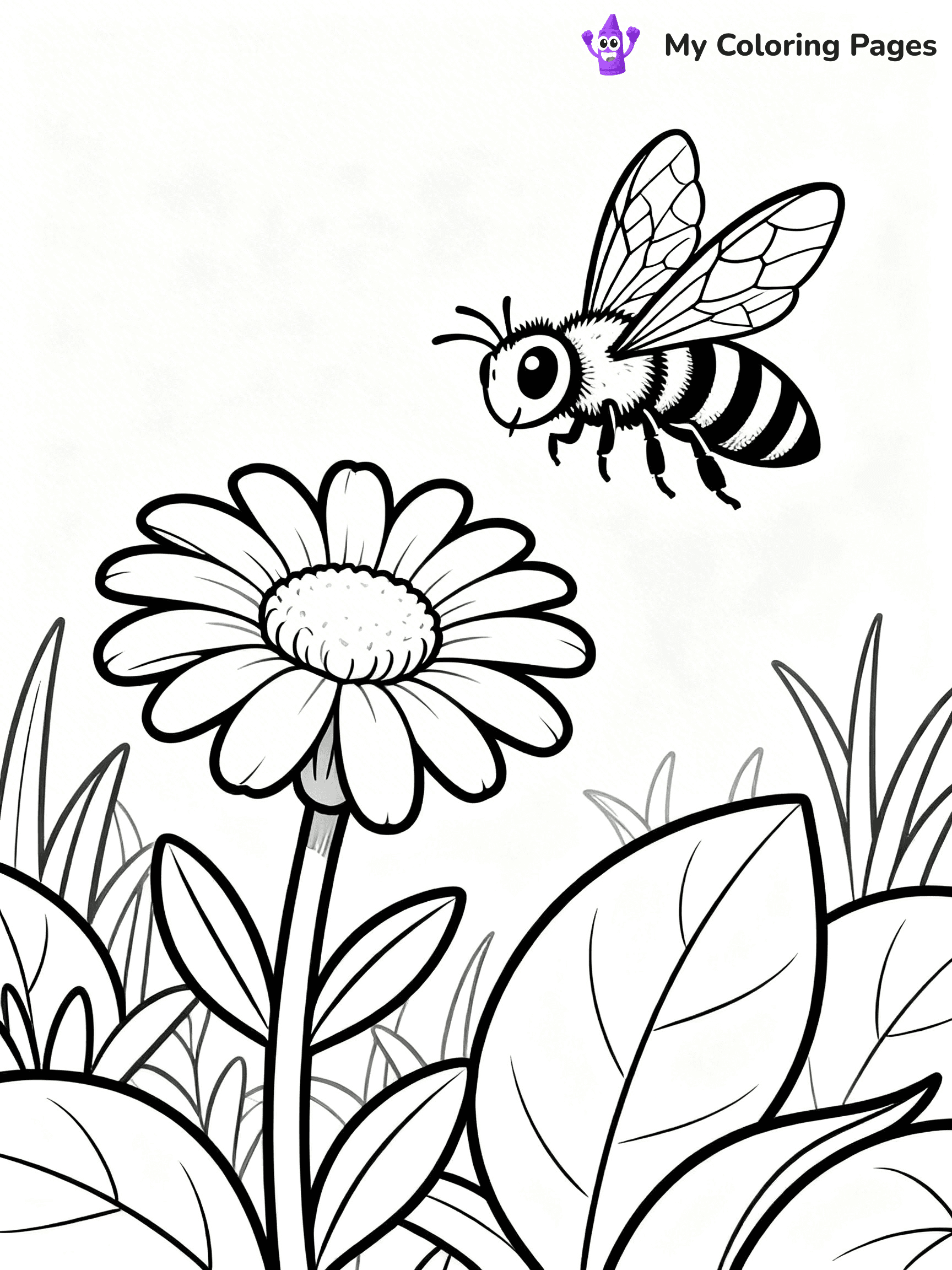 Wasp Coloring Pages - 13