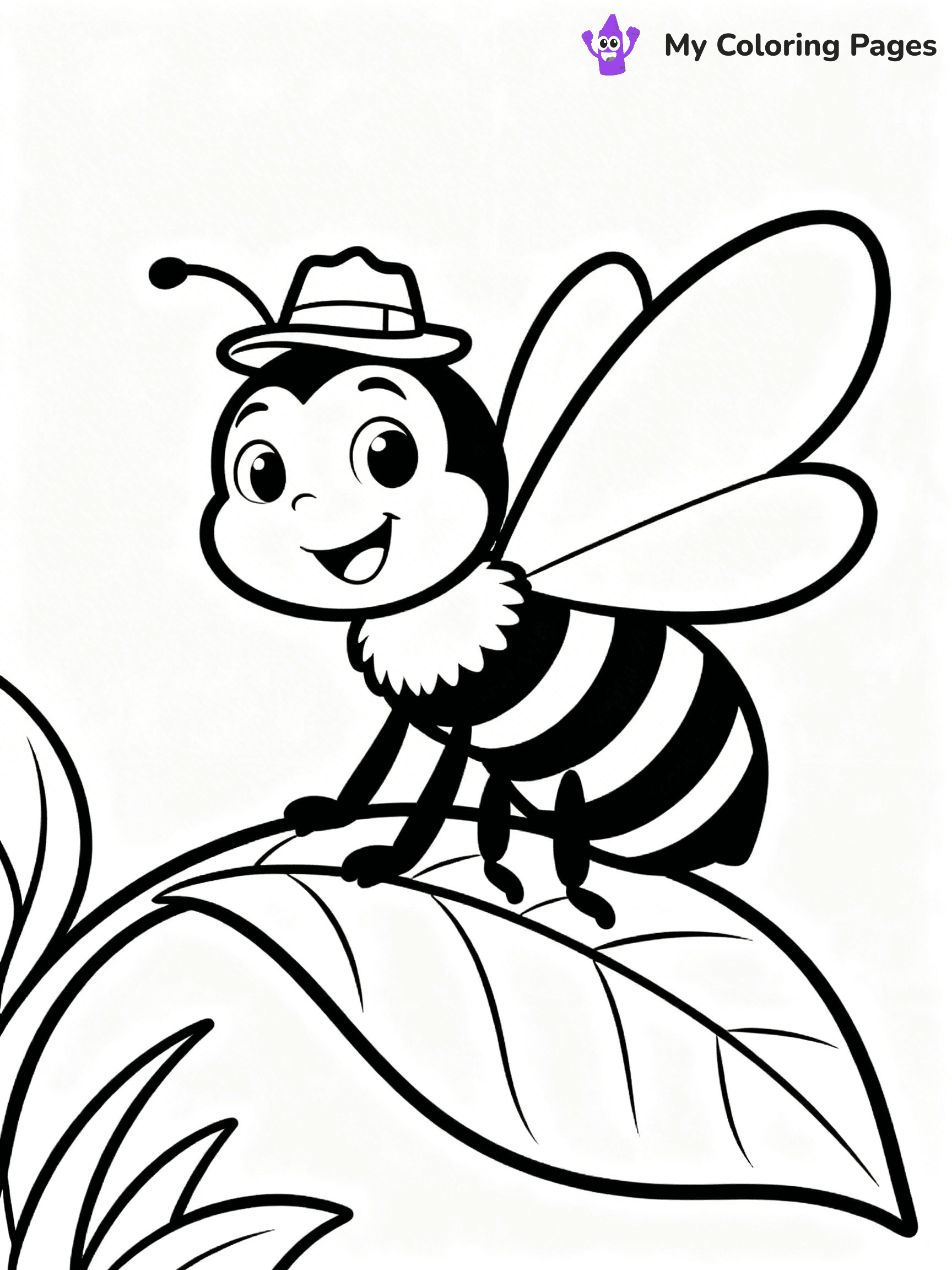 Wasp Coloring Pages - 12