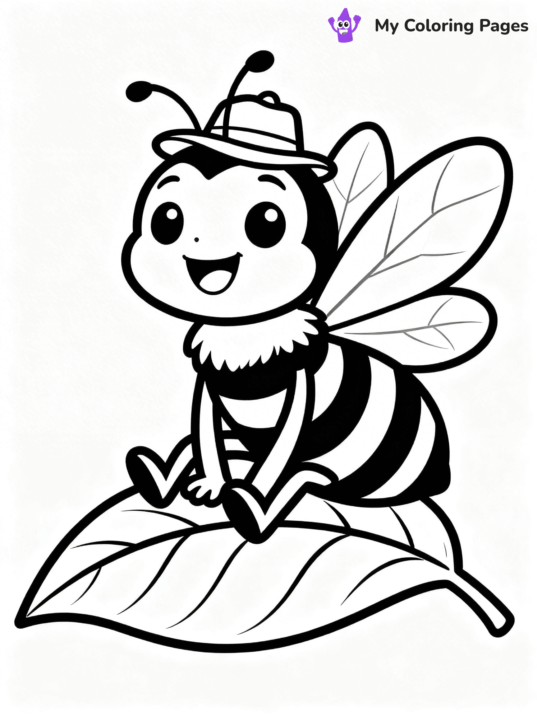 Wasp Coloring Pages - 11