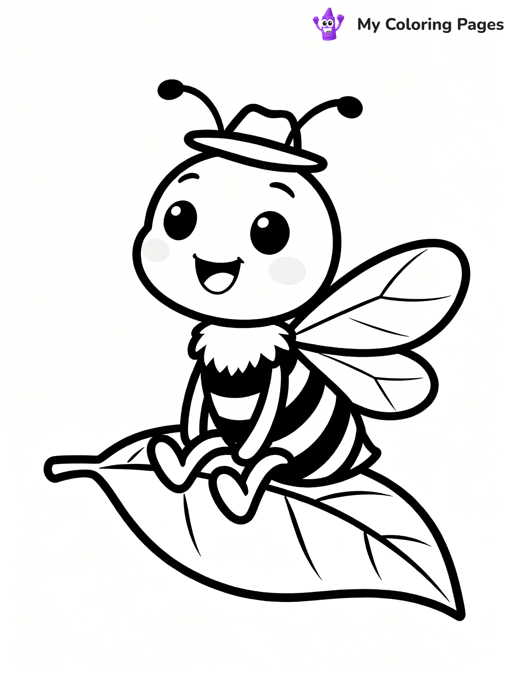 Wasp Coloring Pages - 7