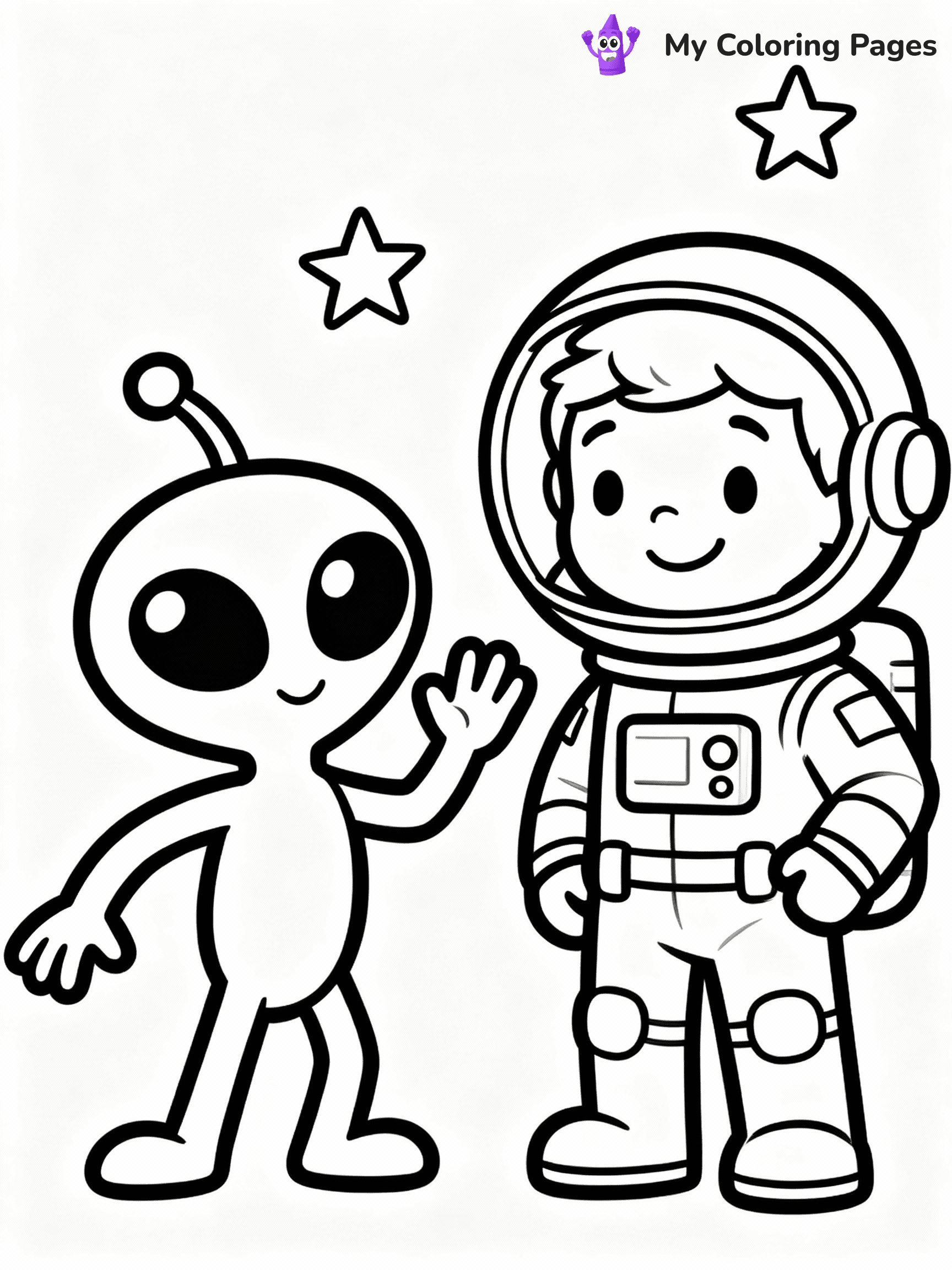 Astronaut Coloring Pages - 36