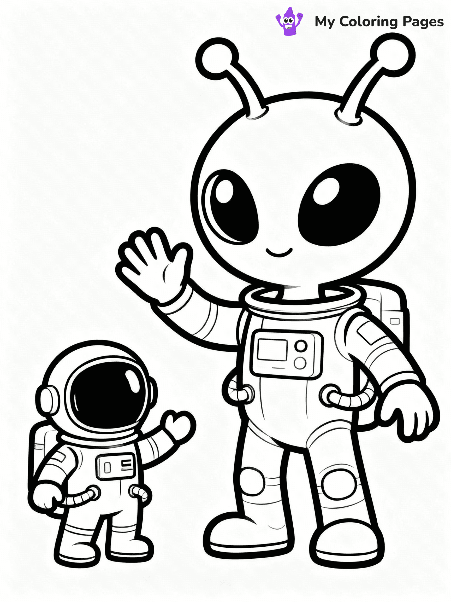 Astronaut Coloring Pages - 33
