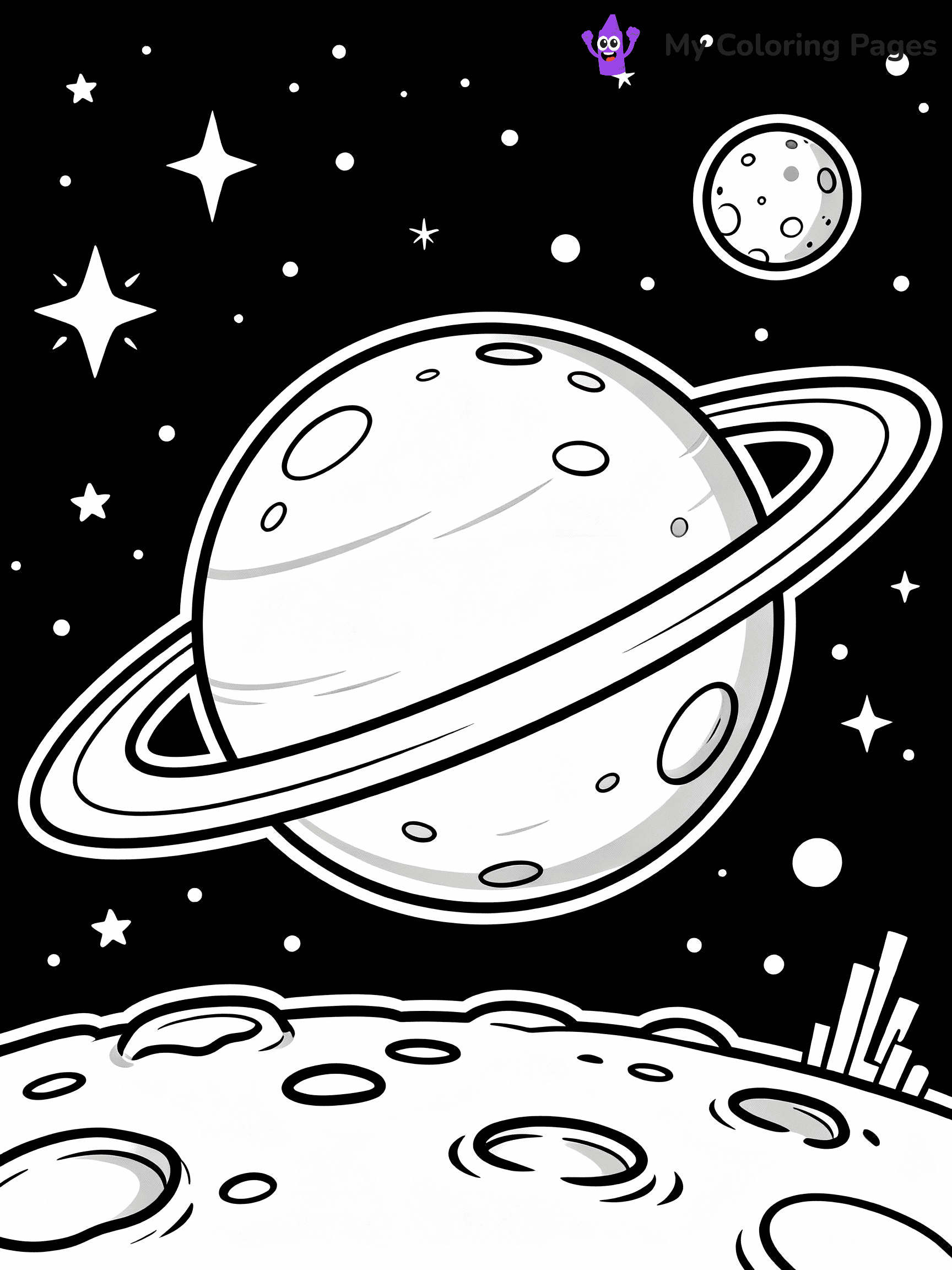 Astronaut Coloring Pages - 22