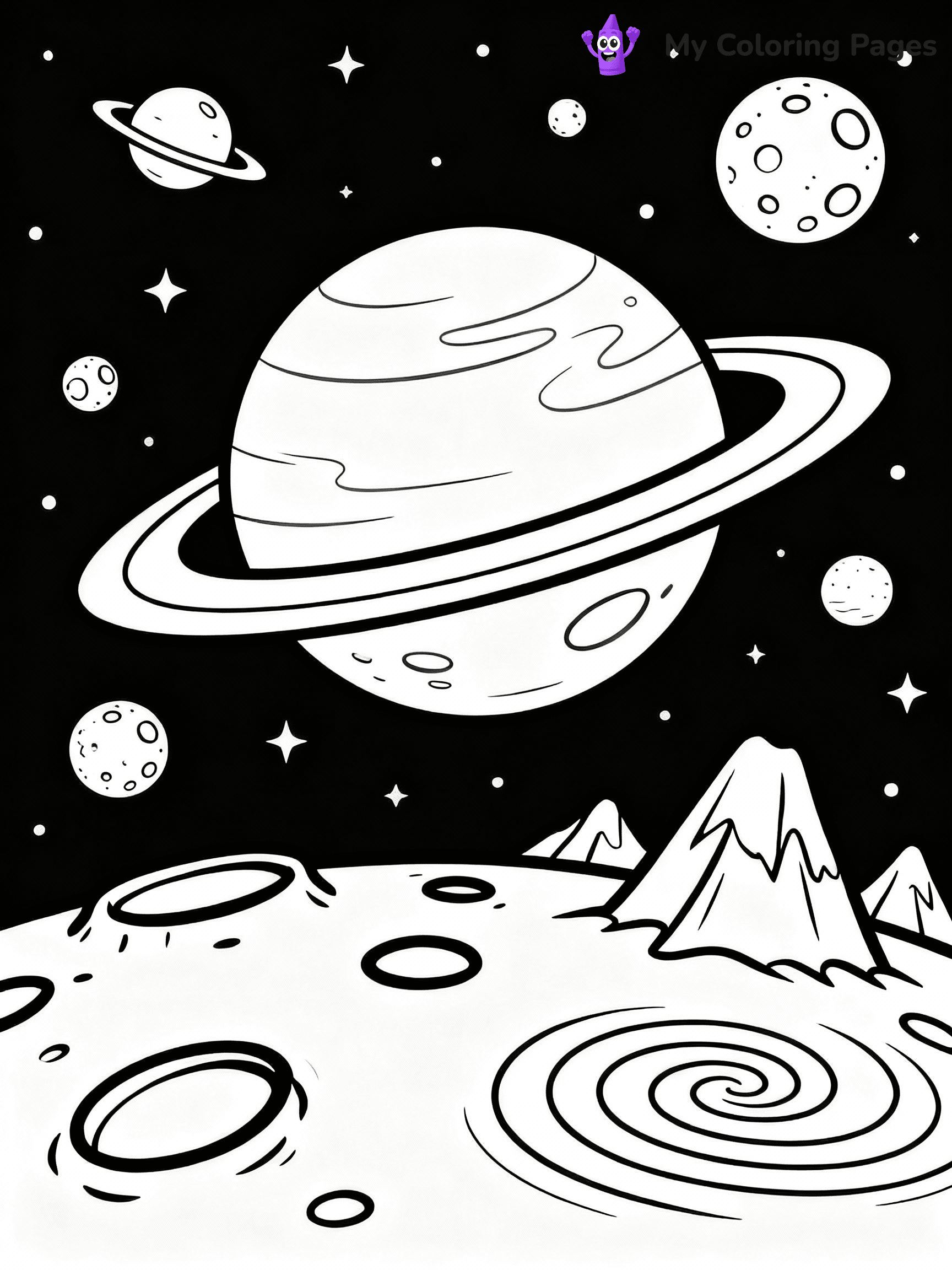 Astronaut Coloring Pages - 20
