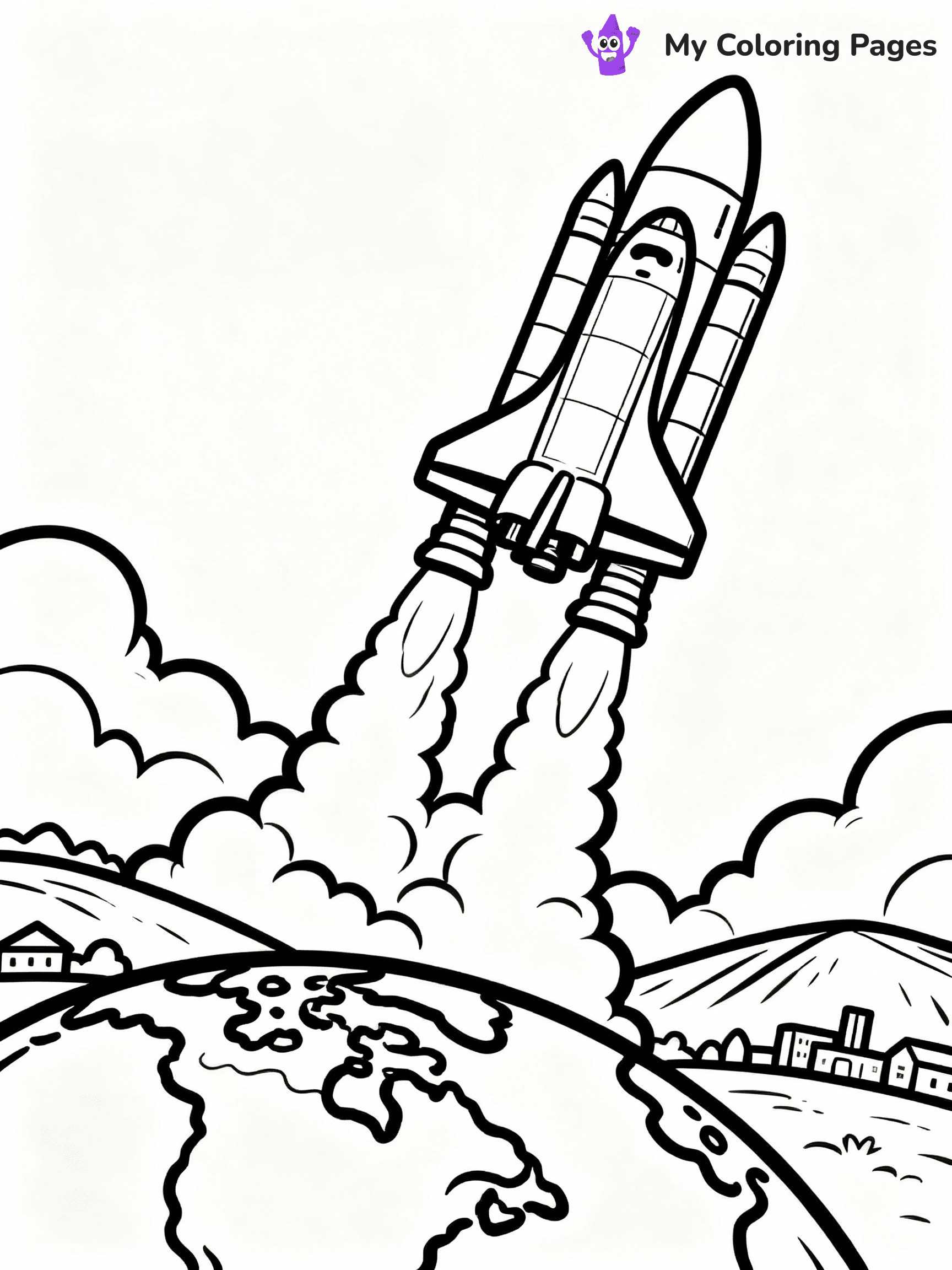Astronaut Coloring Pages - 16