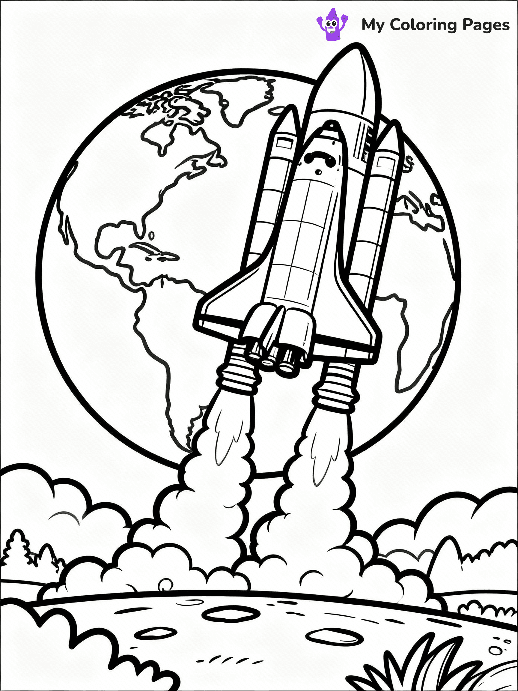 Astronaut Coloring Pages - 14
