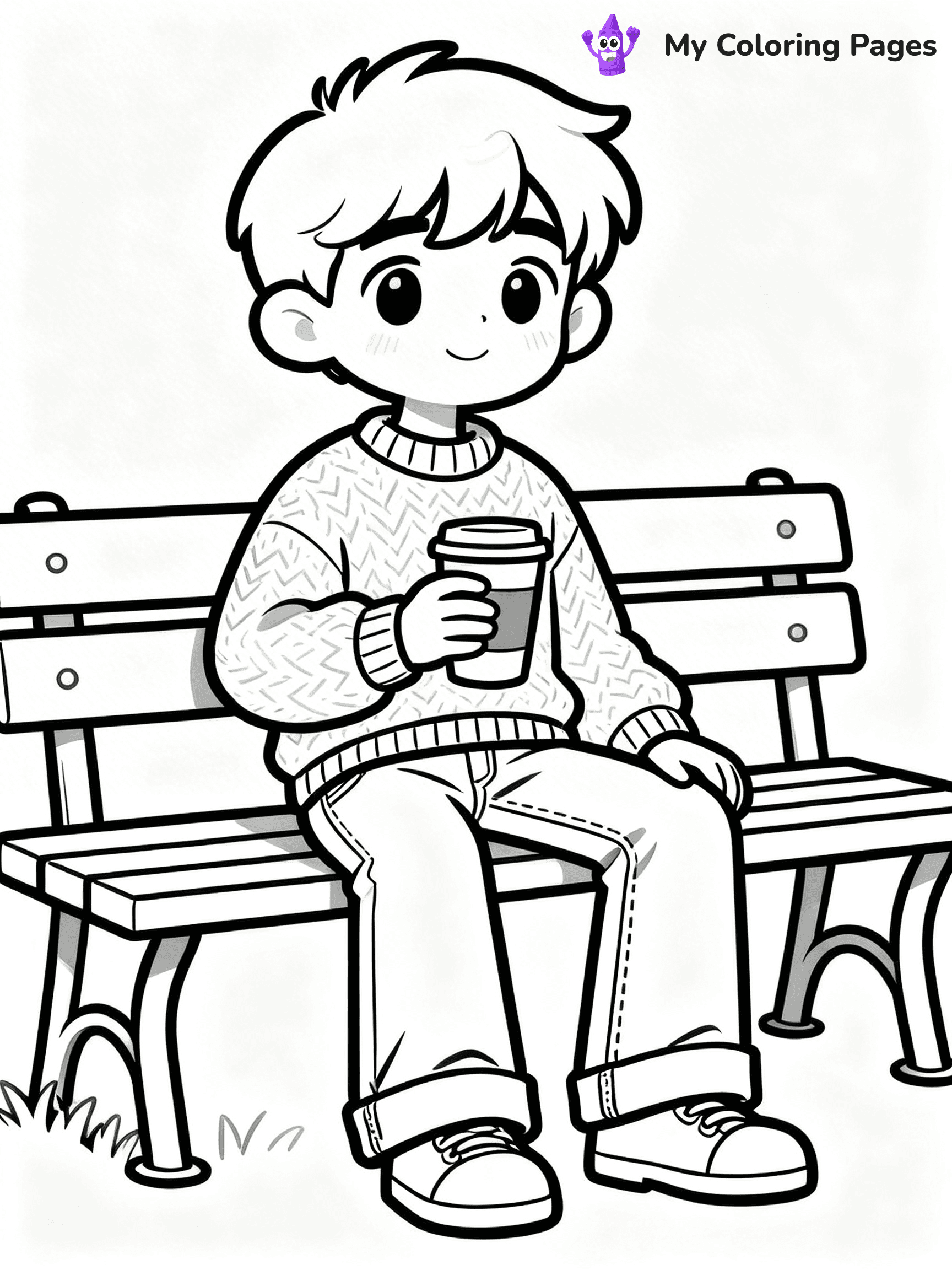 Easy Fashion Coloring Pages - 54