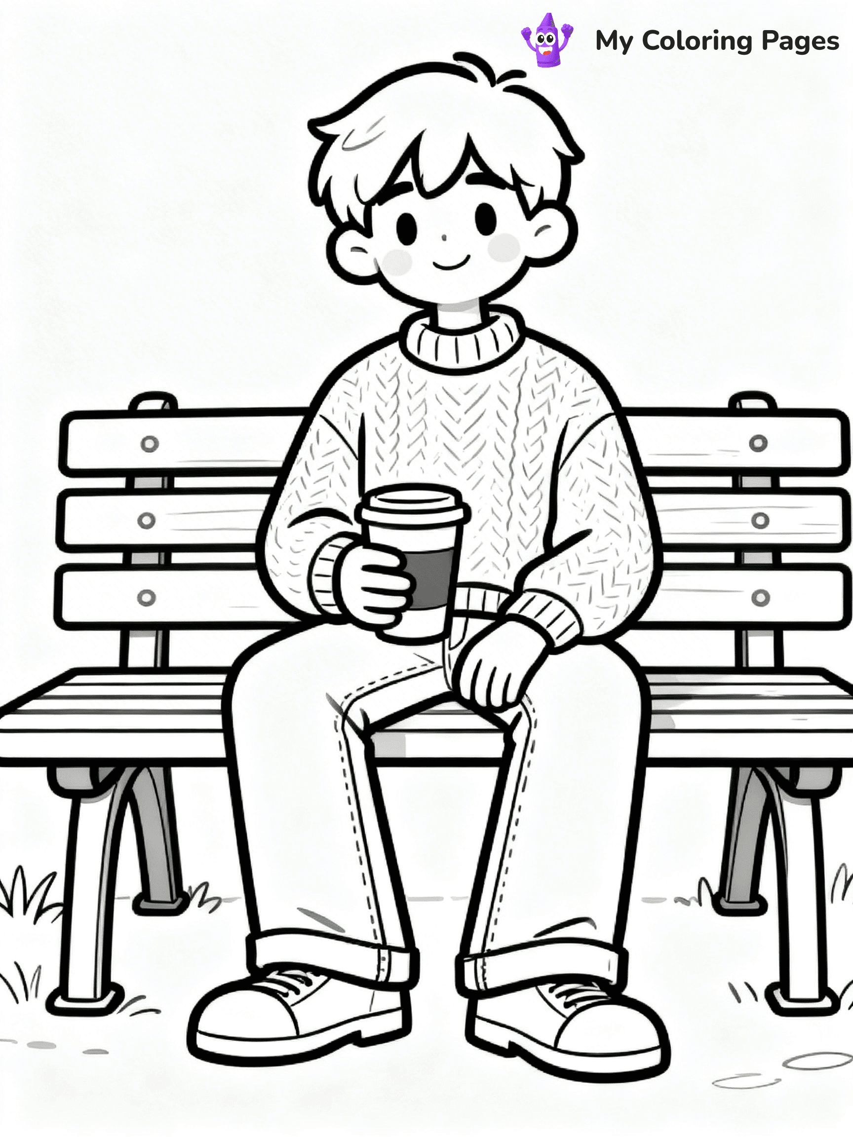 Easy Fashion Coloring Pages - 52