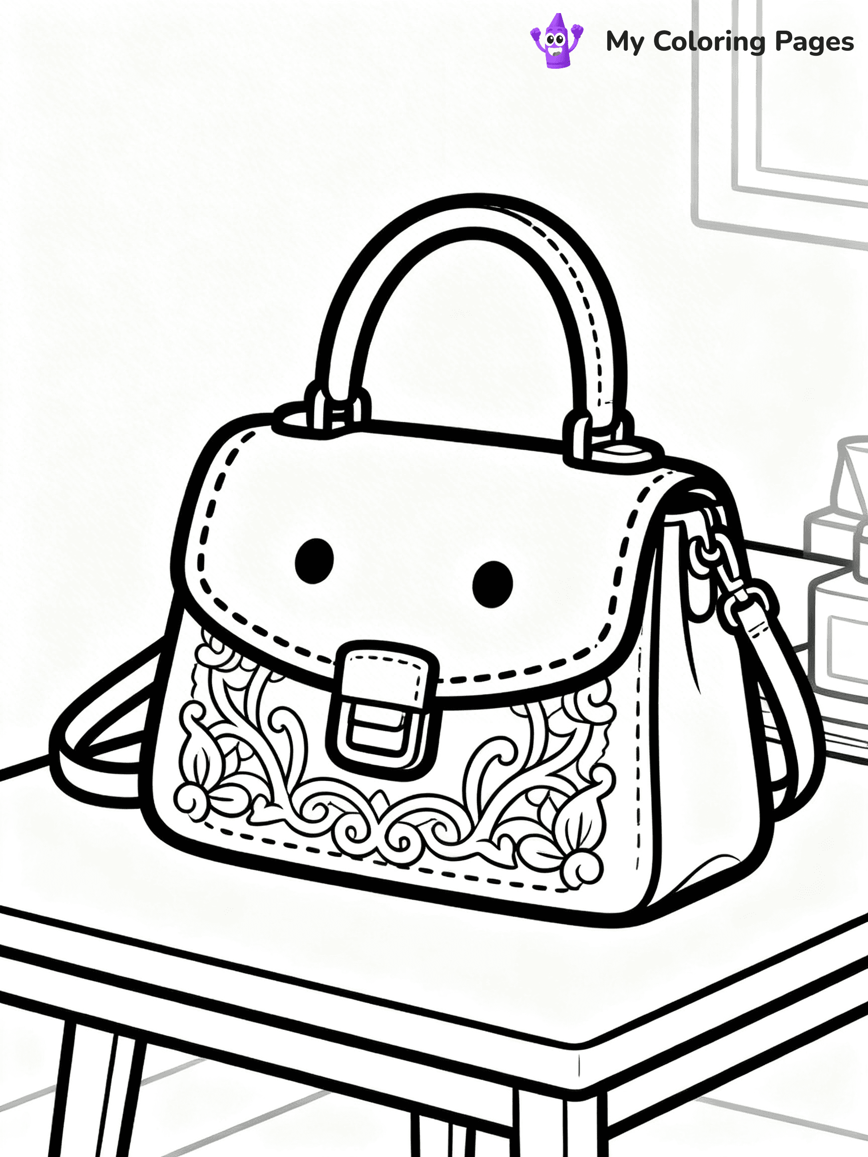 Easy Fashion Coloring Pages - 27