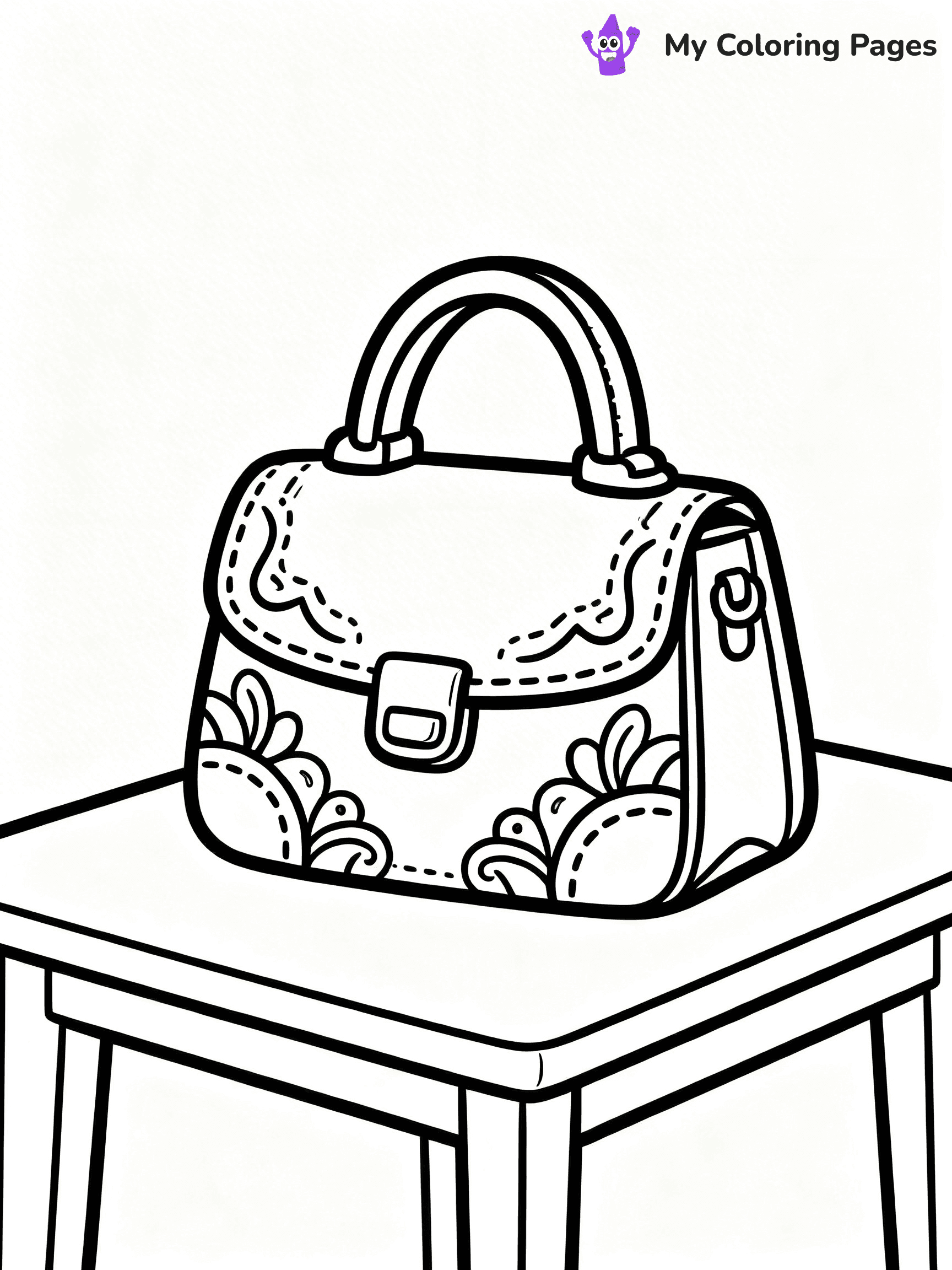 Easy Fashion Coloring Pages - 23