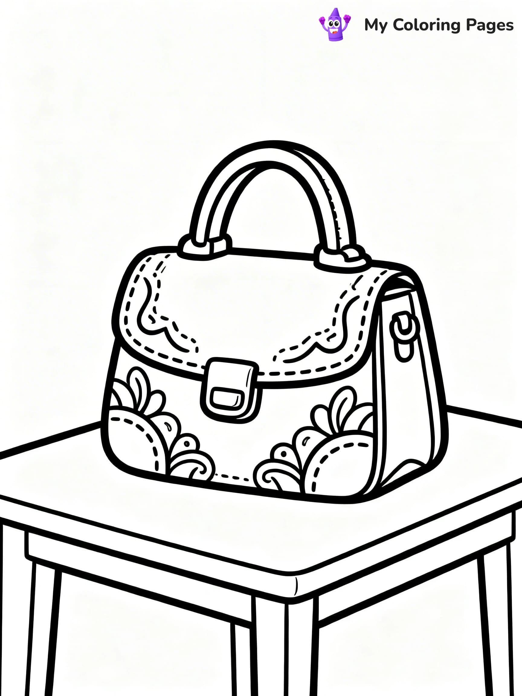 Easy Fashion Coloring Pages - 23