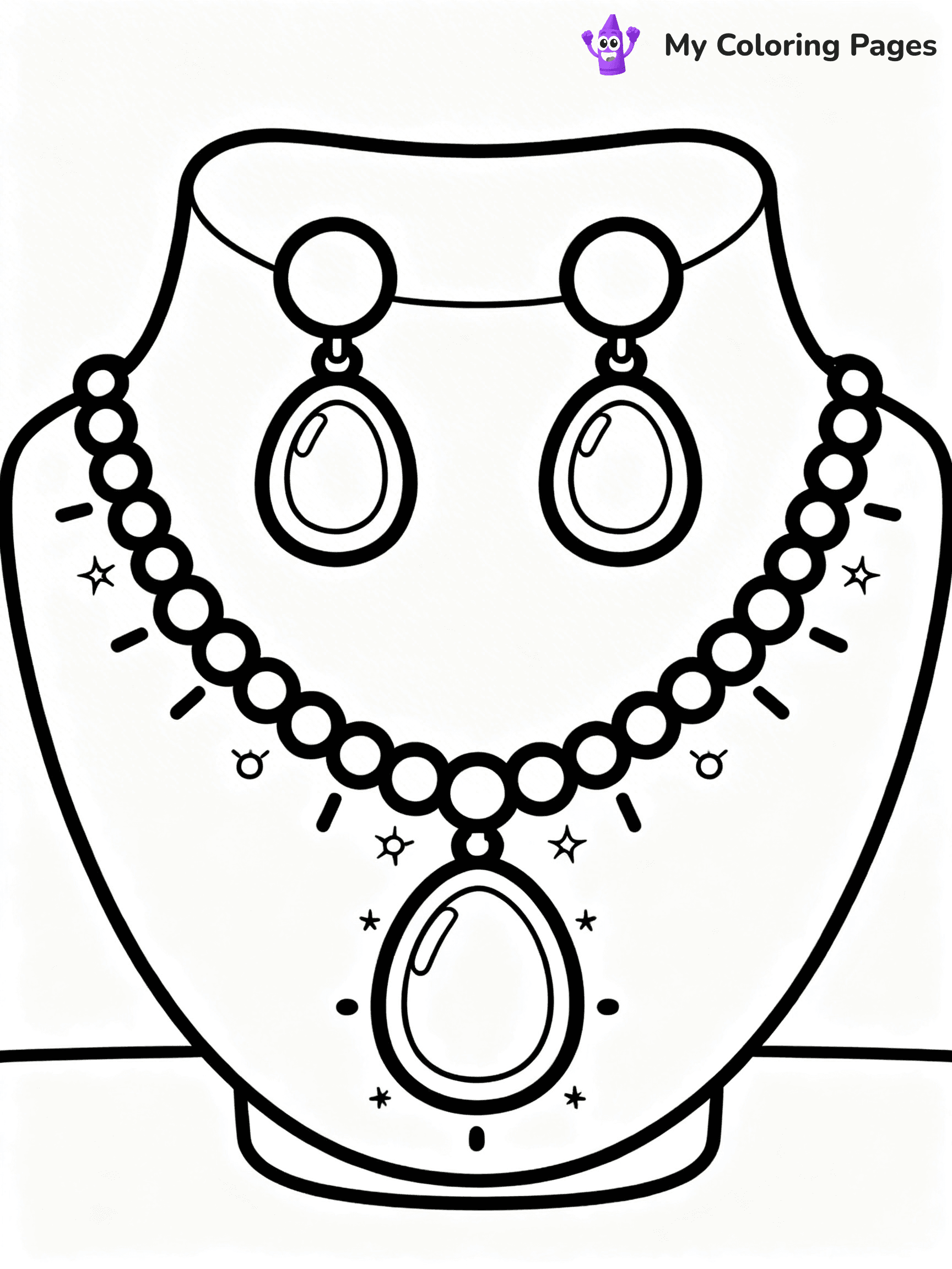 Easy Fashion Coloring Pages - 22