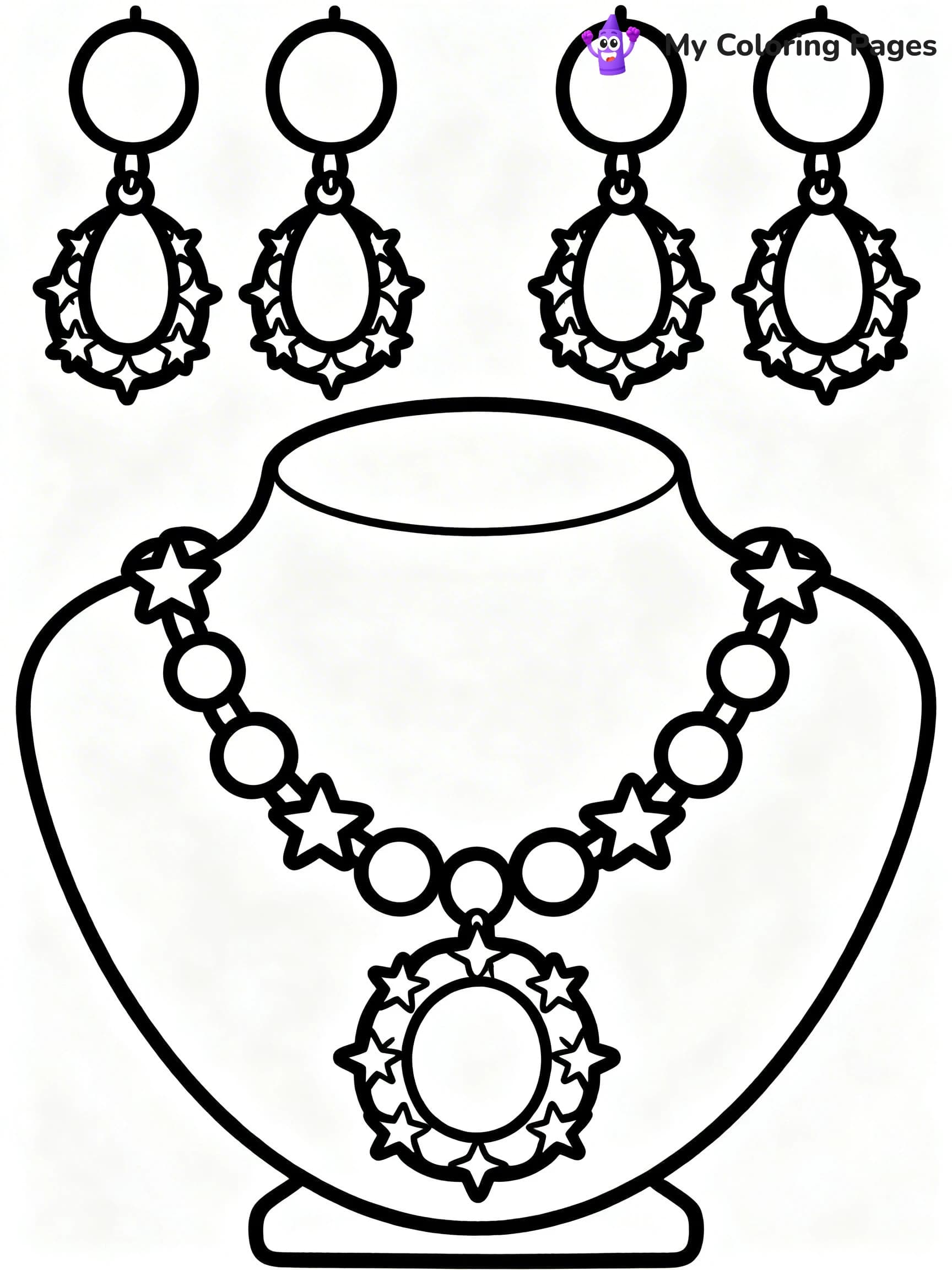 Easy Fashion Coloring Pages - 21