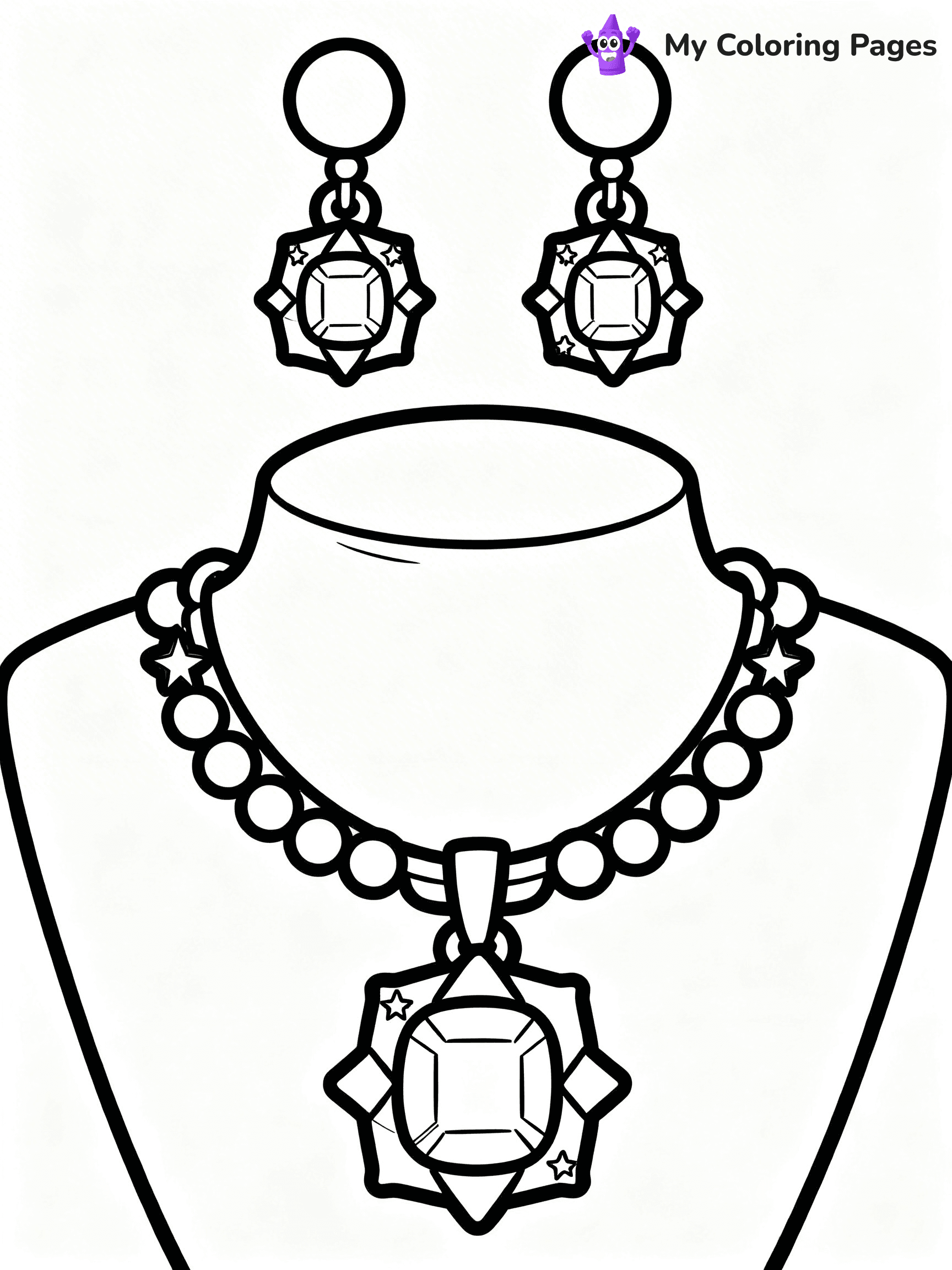 Easy Fashion Coloring Pages - 18
