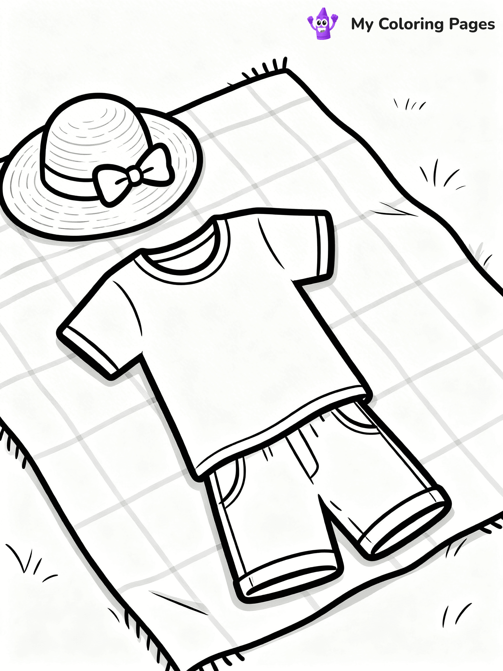Easy Fashion Coloring Pages - 14