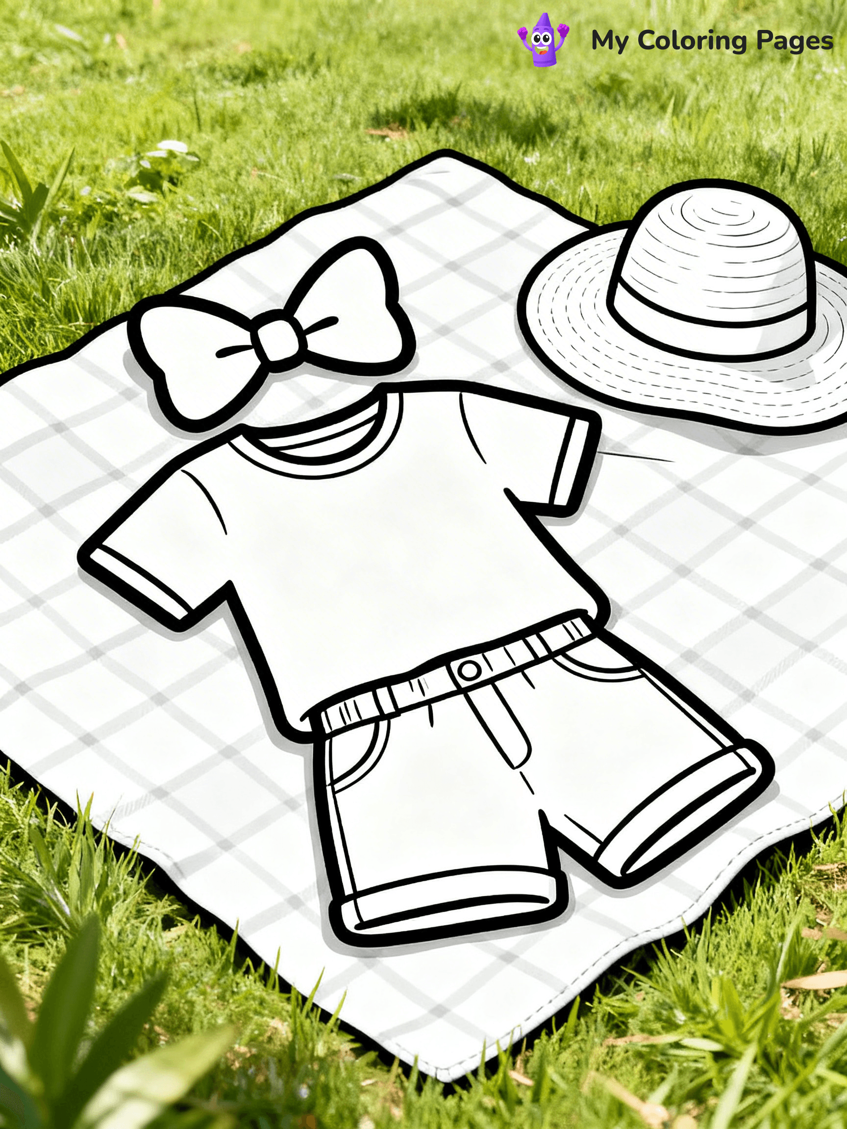 Easy Fashion Coloring Pages - 13