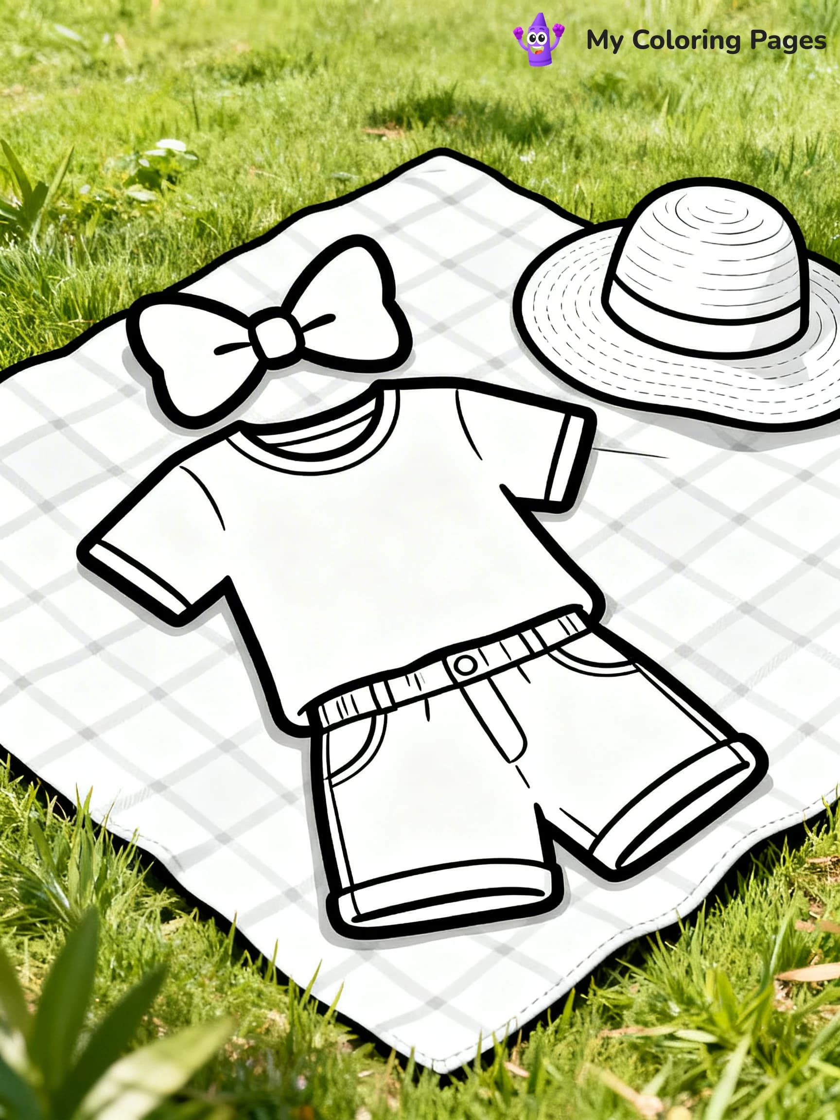 Easy Fashion Coloring Pages - 13