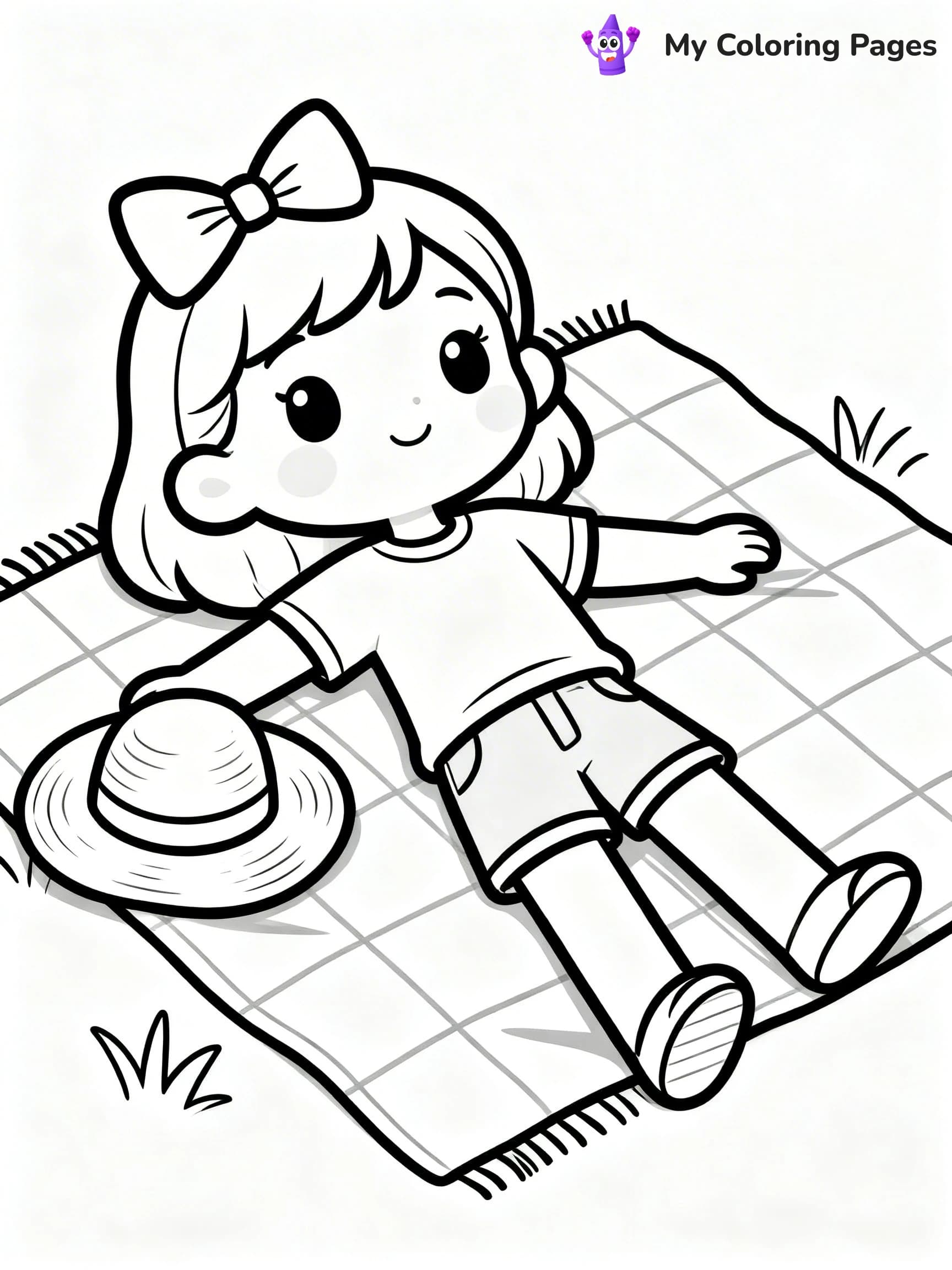 Easy Fashion Coloring Pages - 10