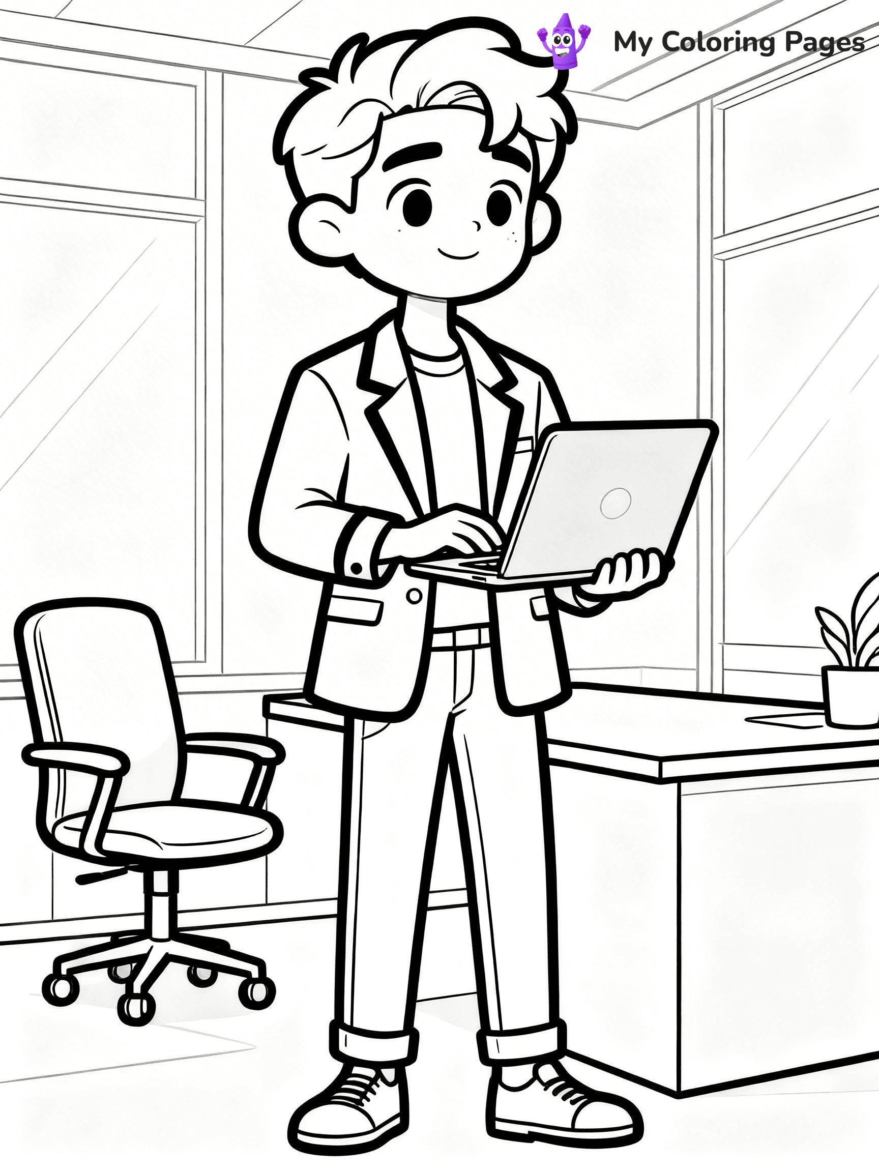 Easy Fashion Coloring Pages - 4