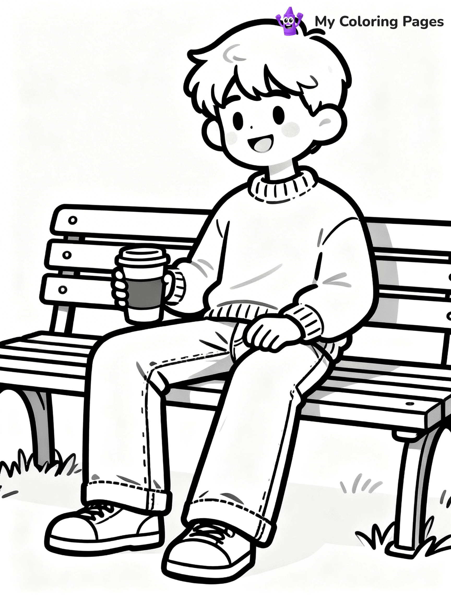 Easy Fashion Coloring Pages - 2