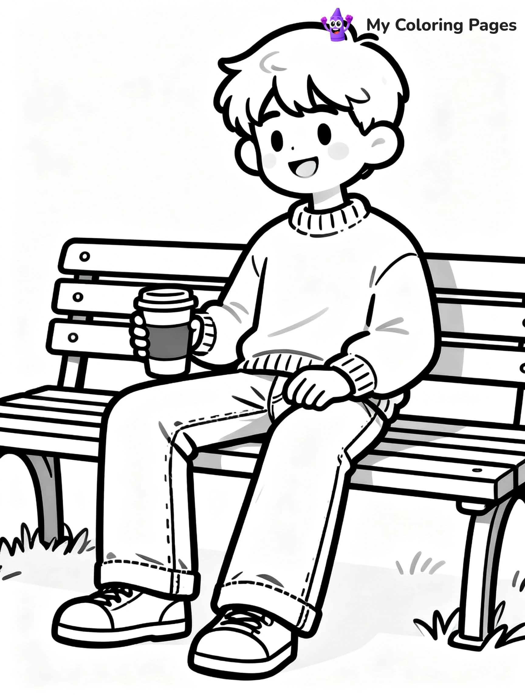 Easy Fashion Coloring Pages - 2