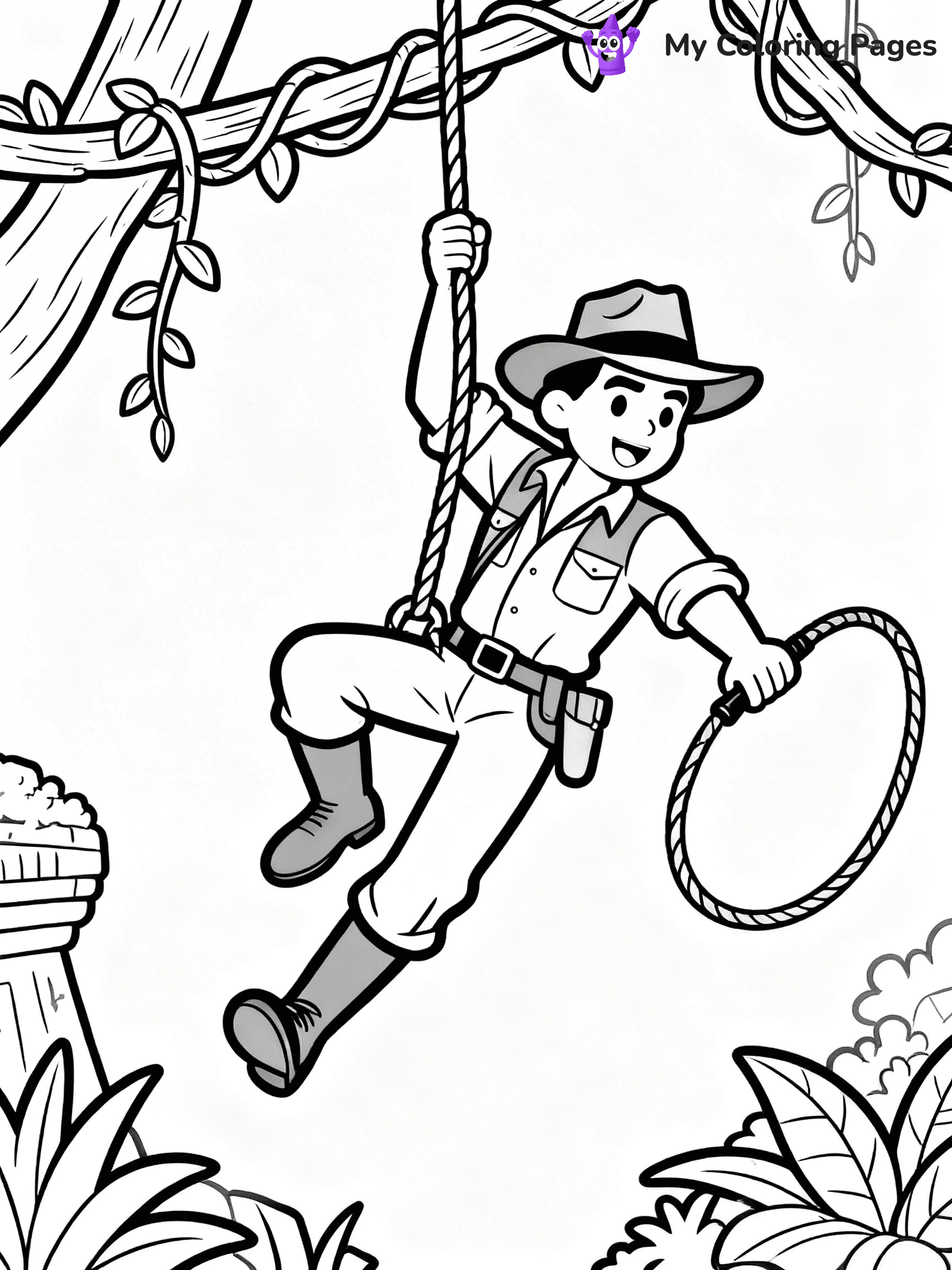 Indiana Jones Coloring Pages - 26