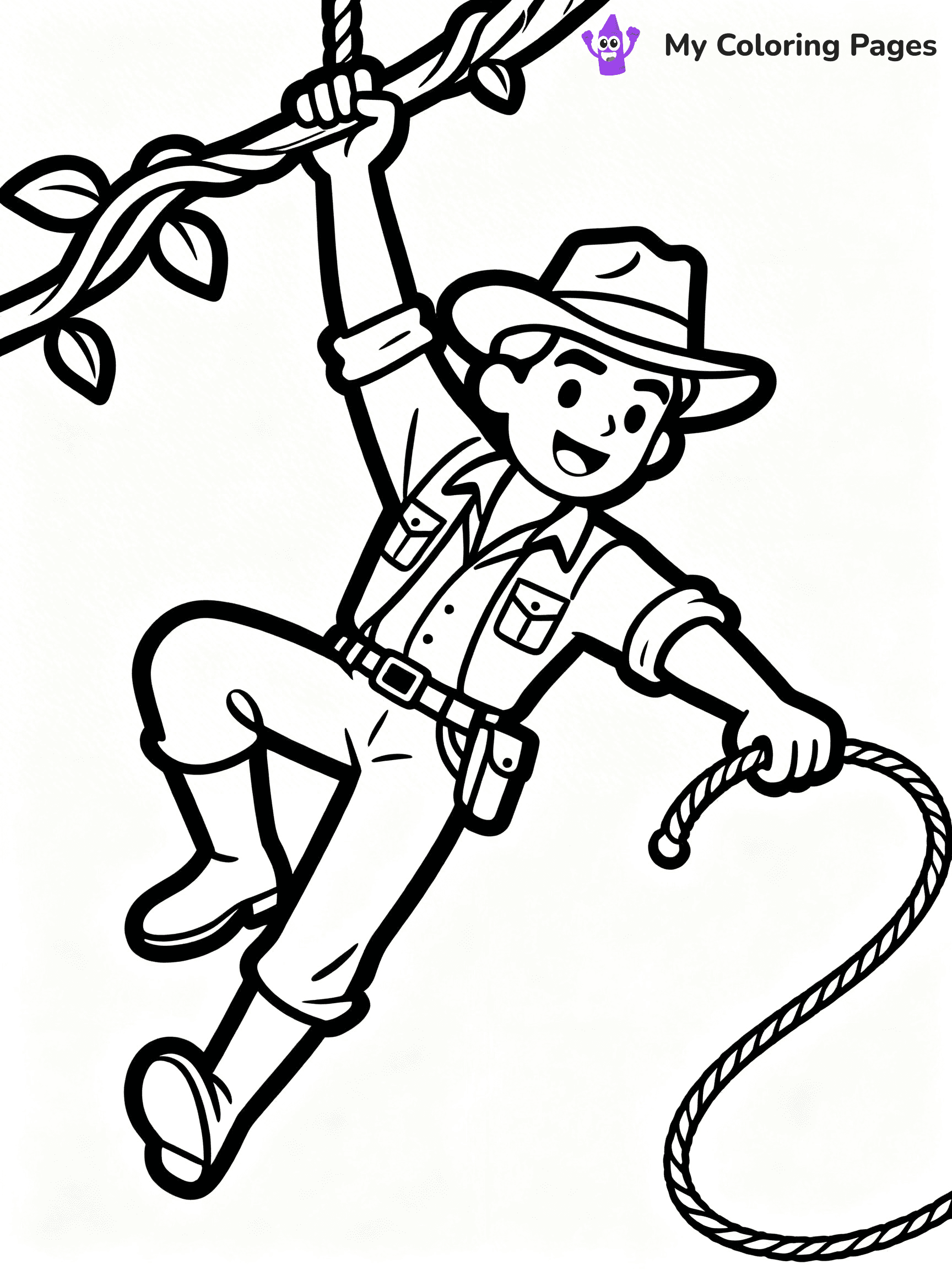 Indiana Jones Coloring Pages - 25