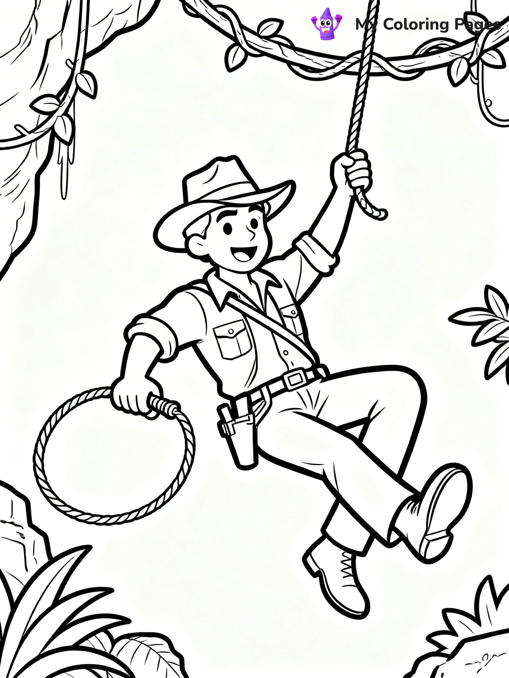 Indiana Jones Coloring Pages - 20