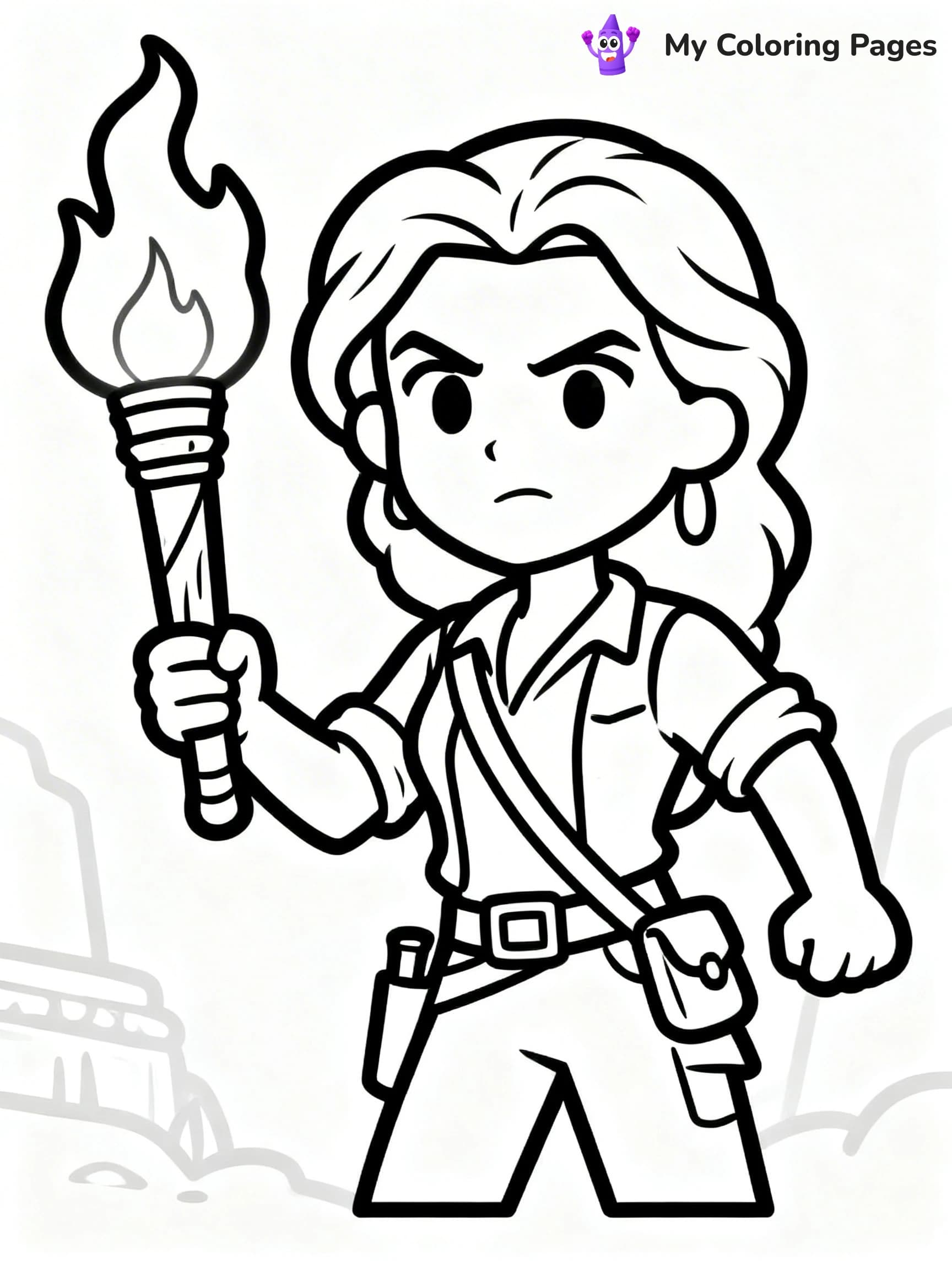 Indiana Jones Coloring Pages - 17