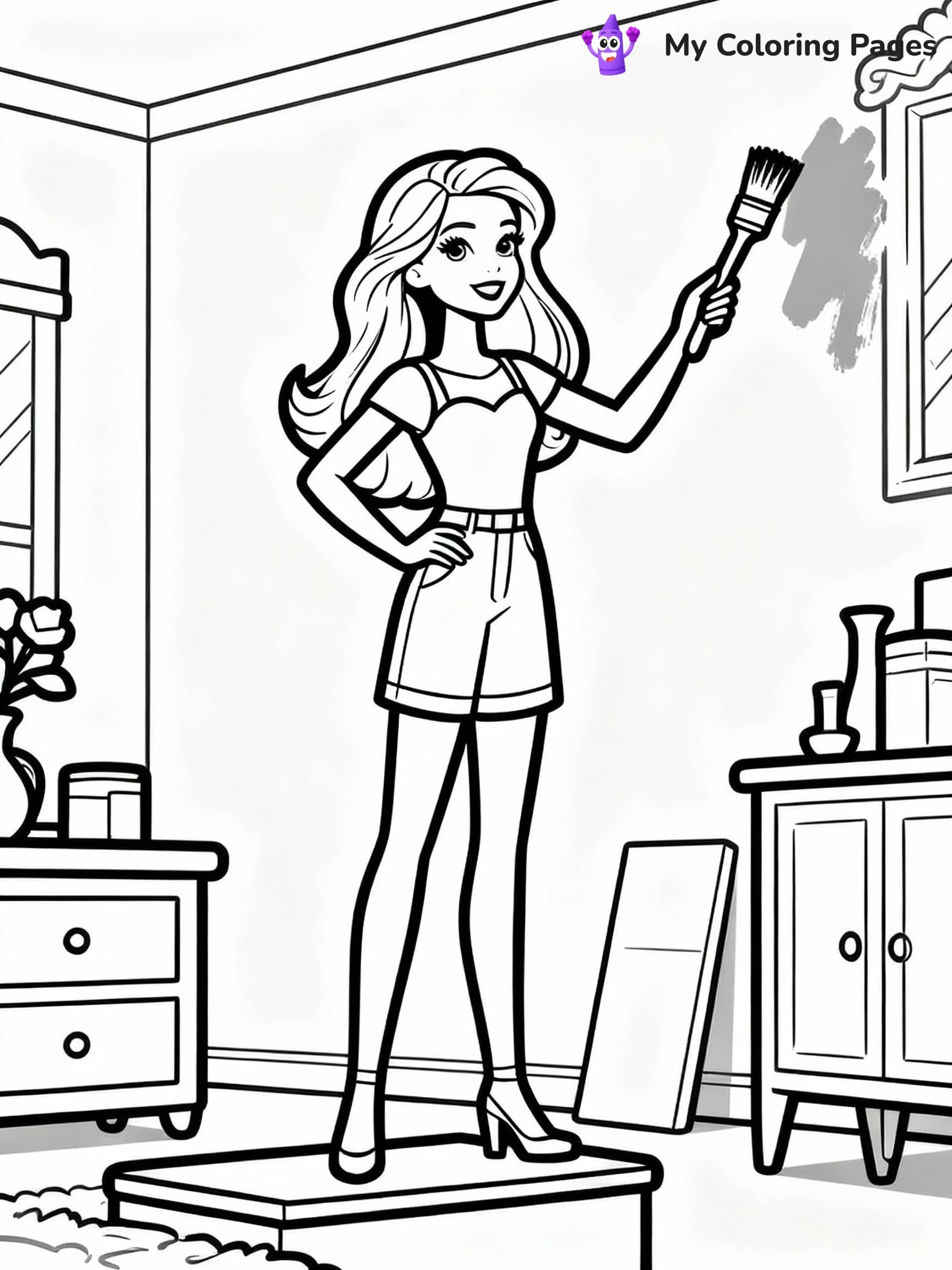 Barbie Coloring Pages - 23