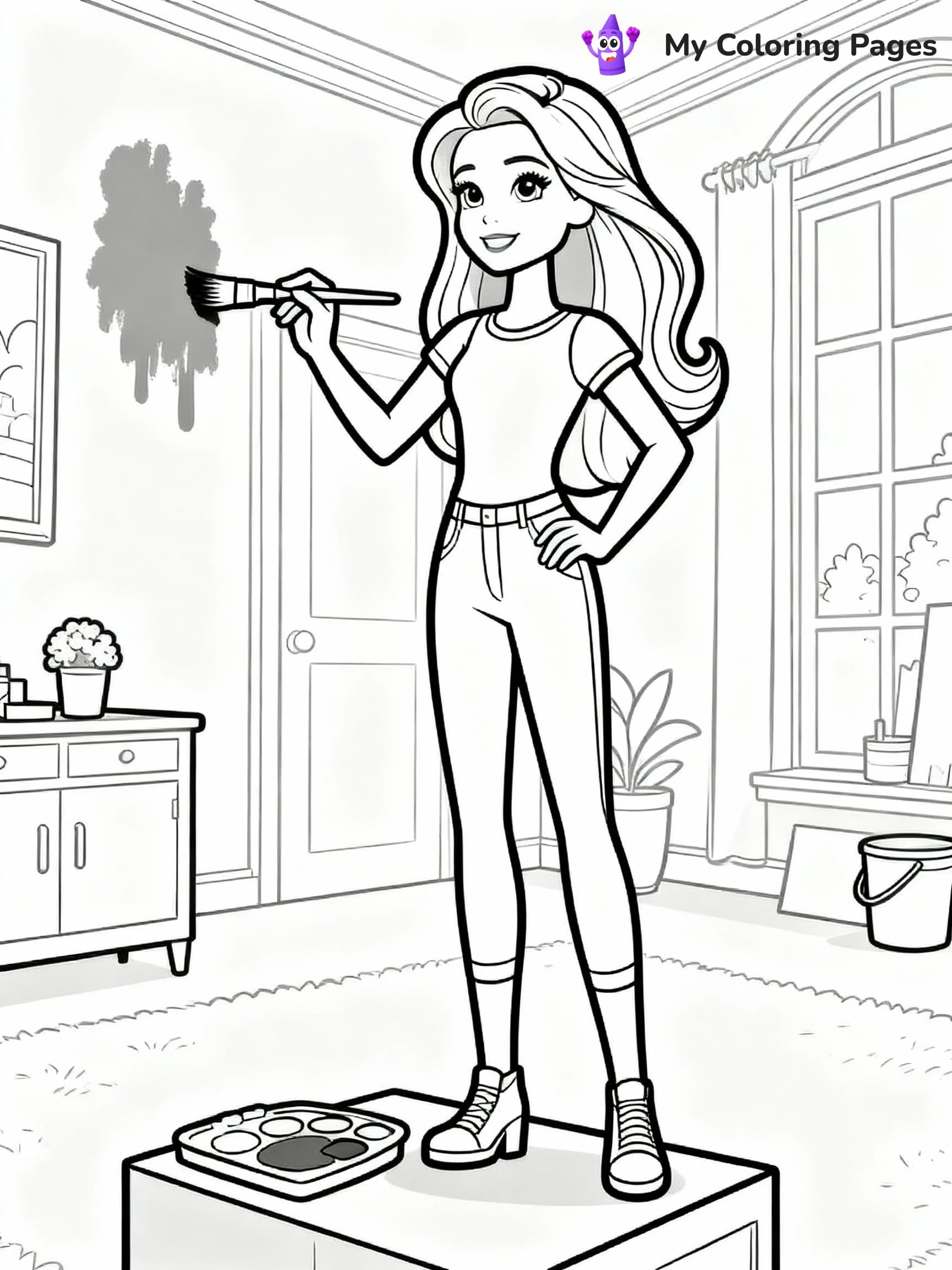 Barbie Coloring Pages - 22