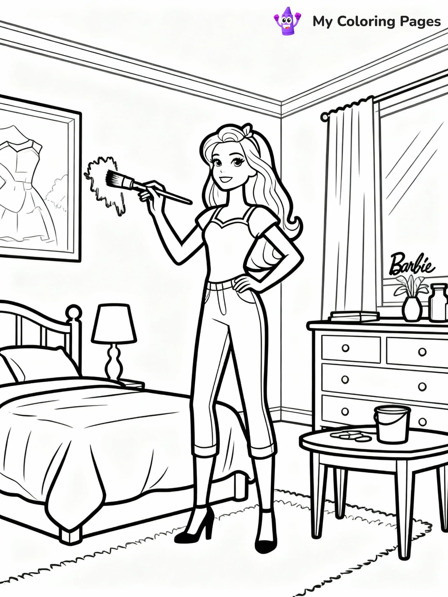 Barbie Coloring Pages - 19