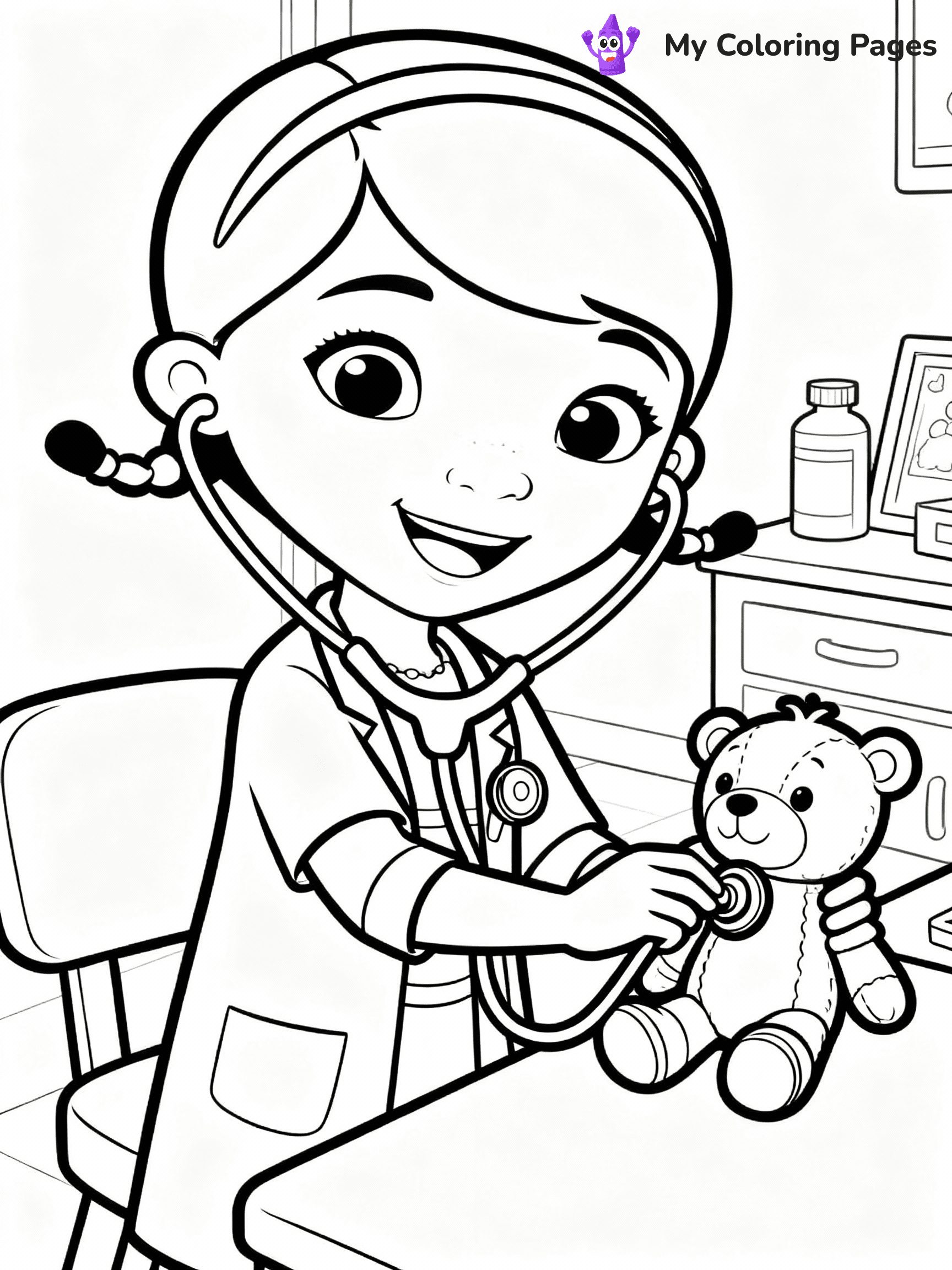 Doc Mcstuffins Coloring Pages - 16