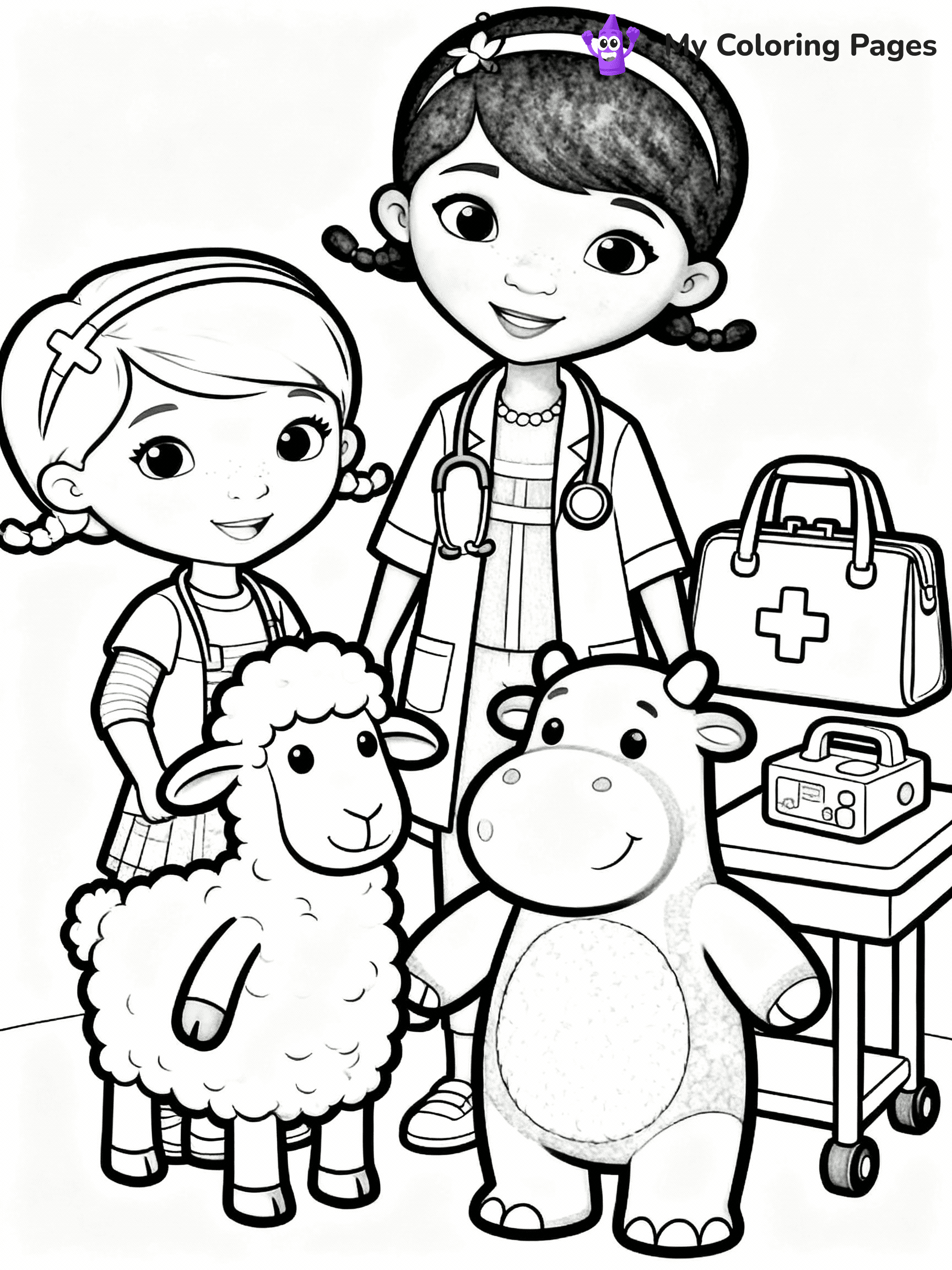 Doc Mcstuffins Coloring Pages - 14