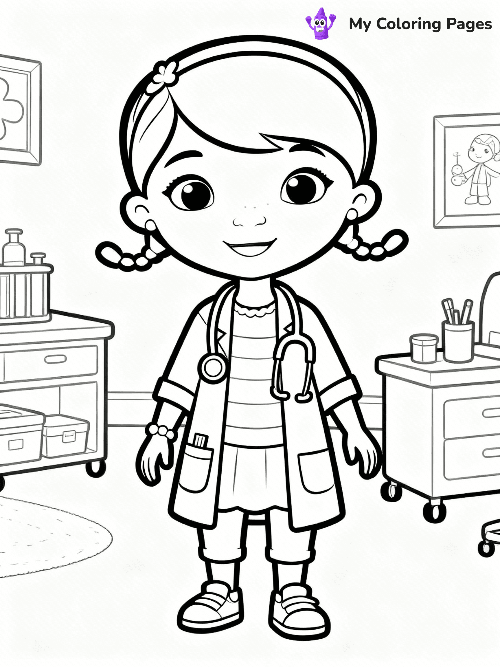 Doc Mcstuffins Coloring Pages - 13
