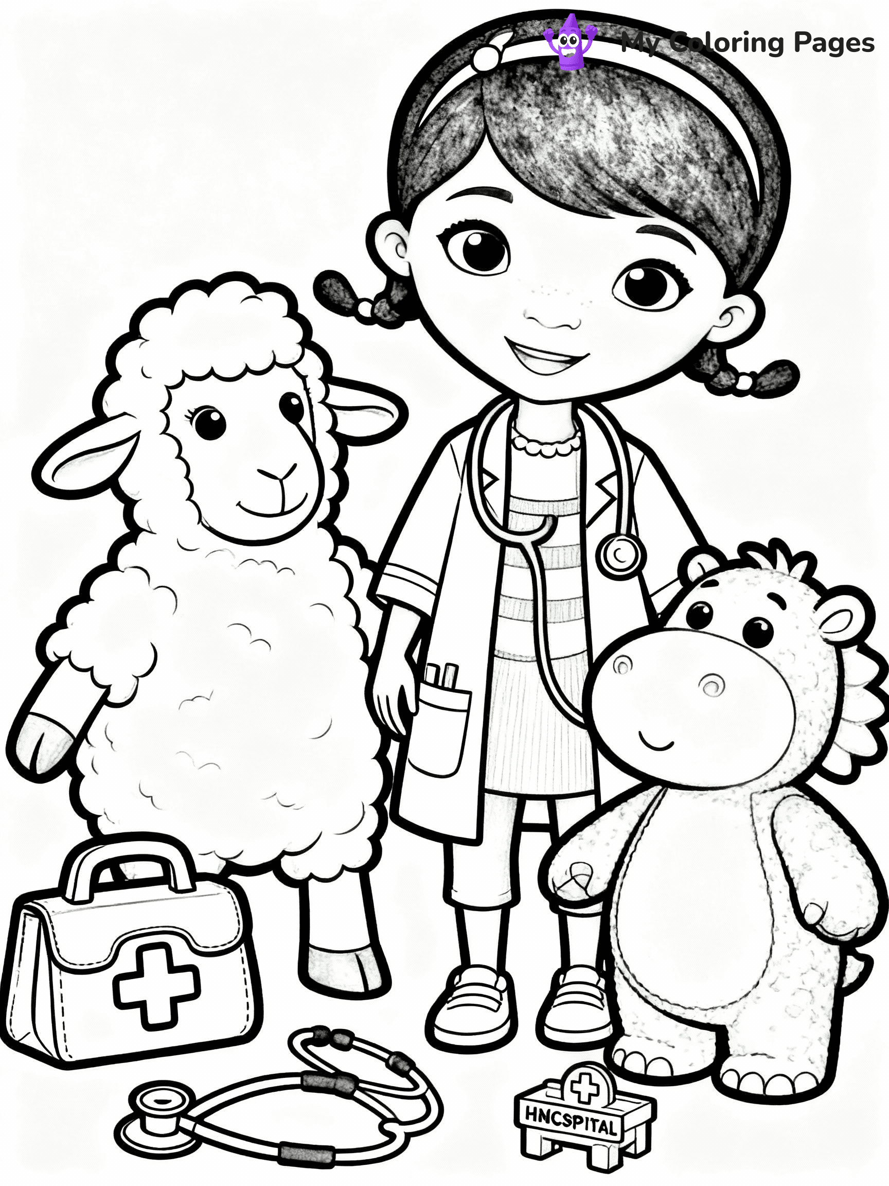 Doc Mcstuffins Coloring Pages - 10