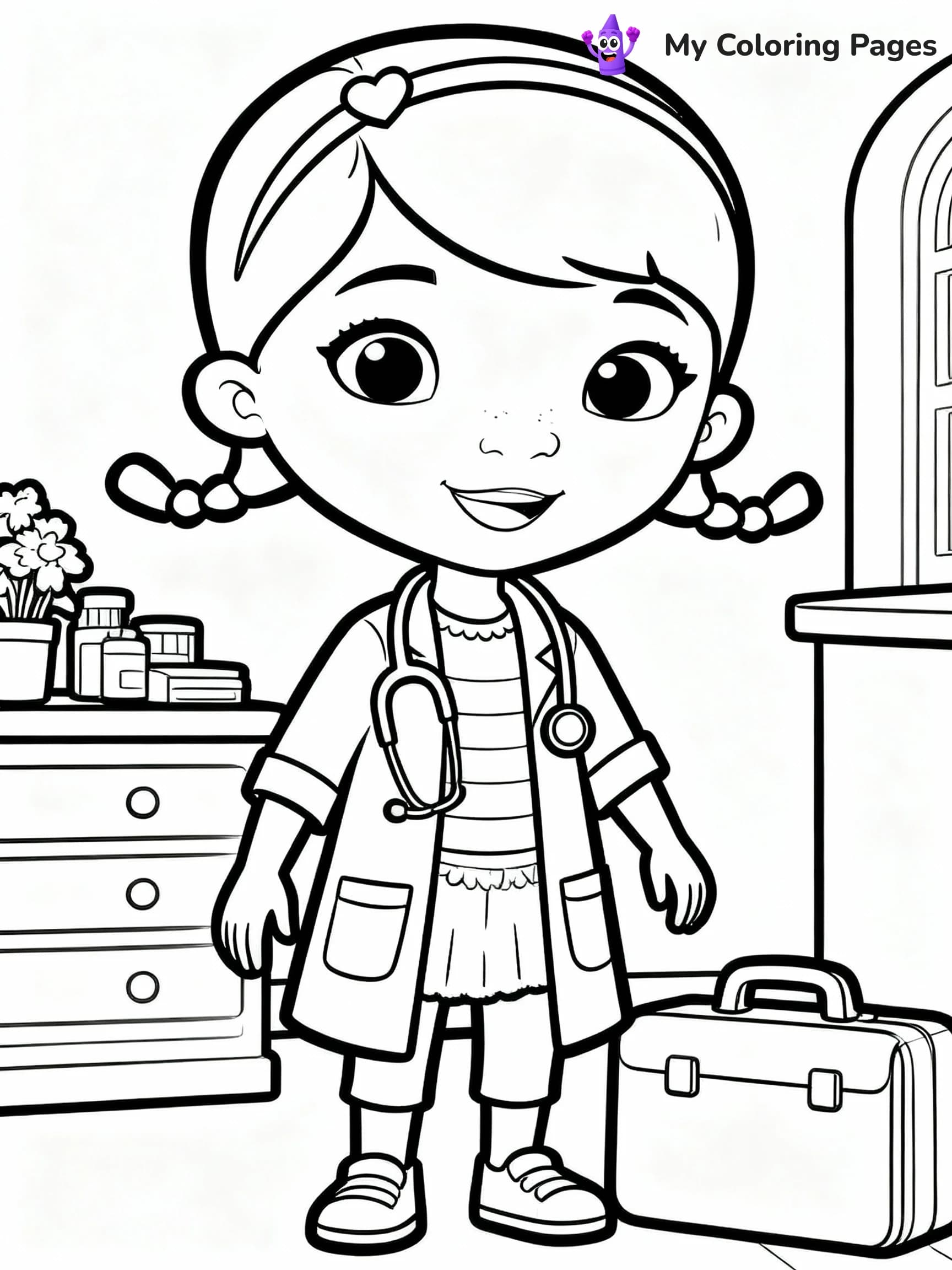 Doc Mcstuffins Coloring Pages - 8