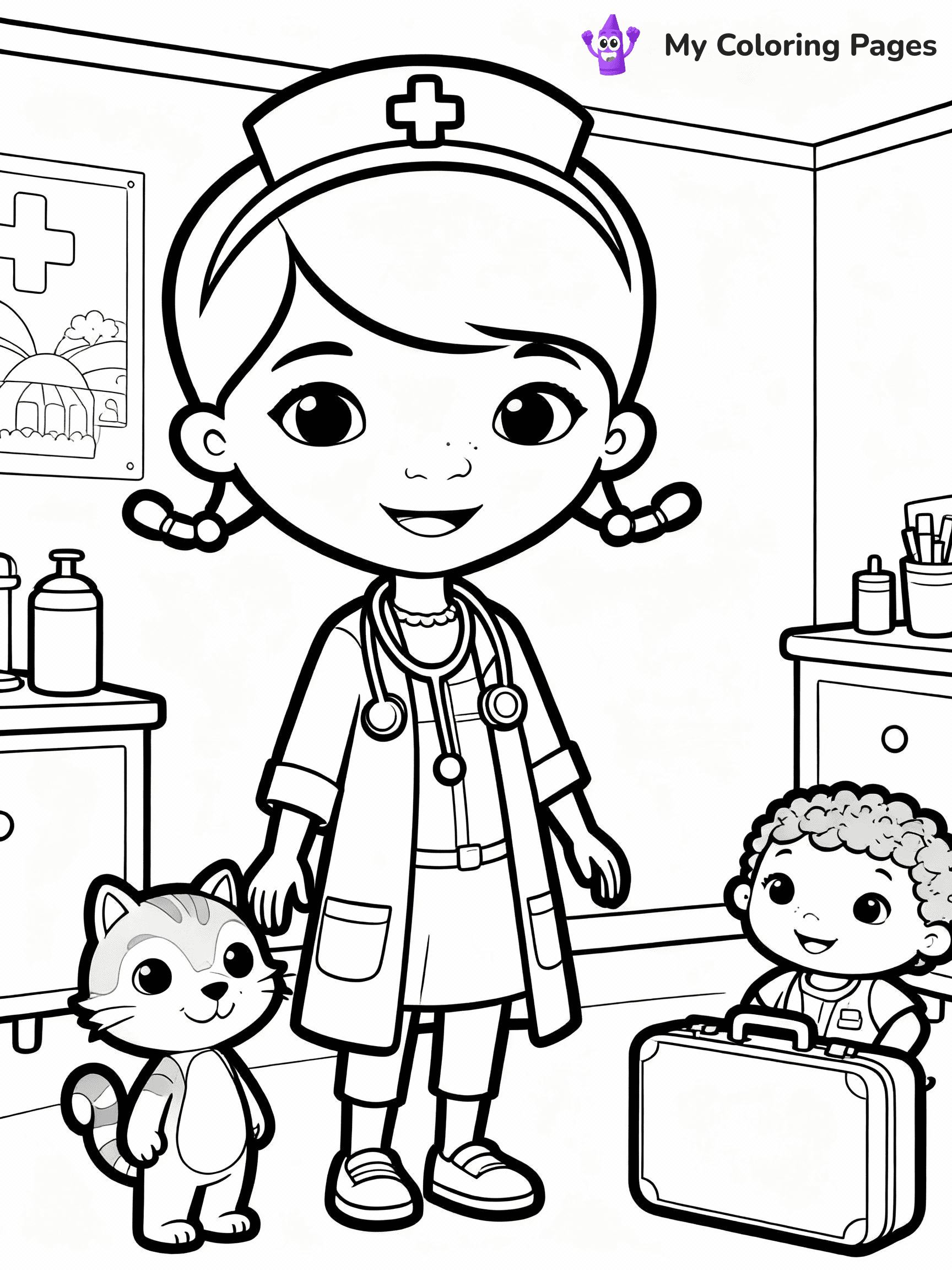 Doc Mcstuffins Coloring Pages - 6
