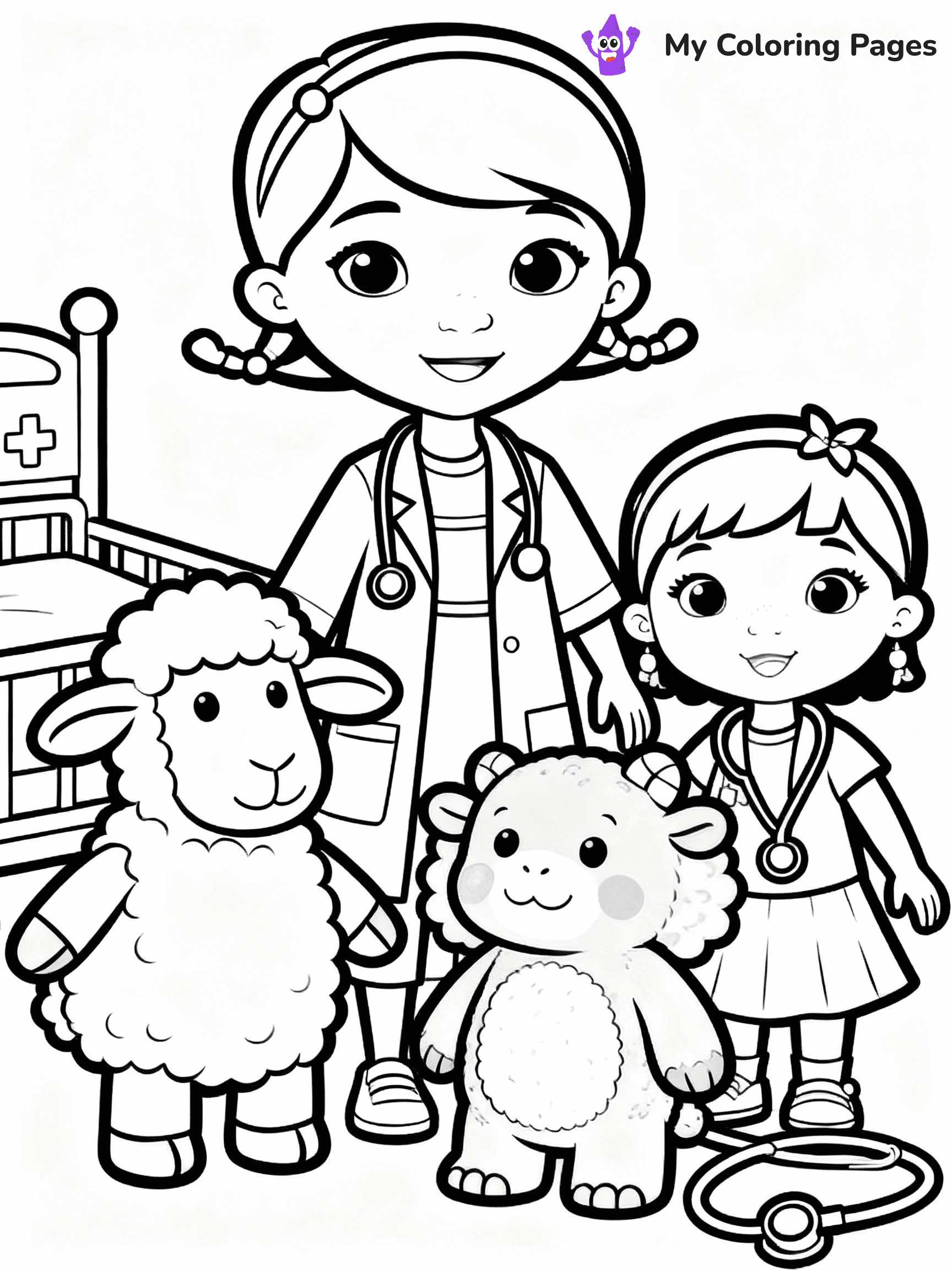 Doc Mcstuffins Coloring Pages - 3