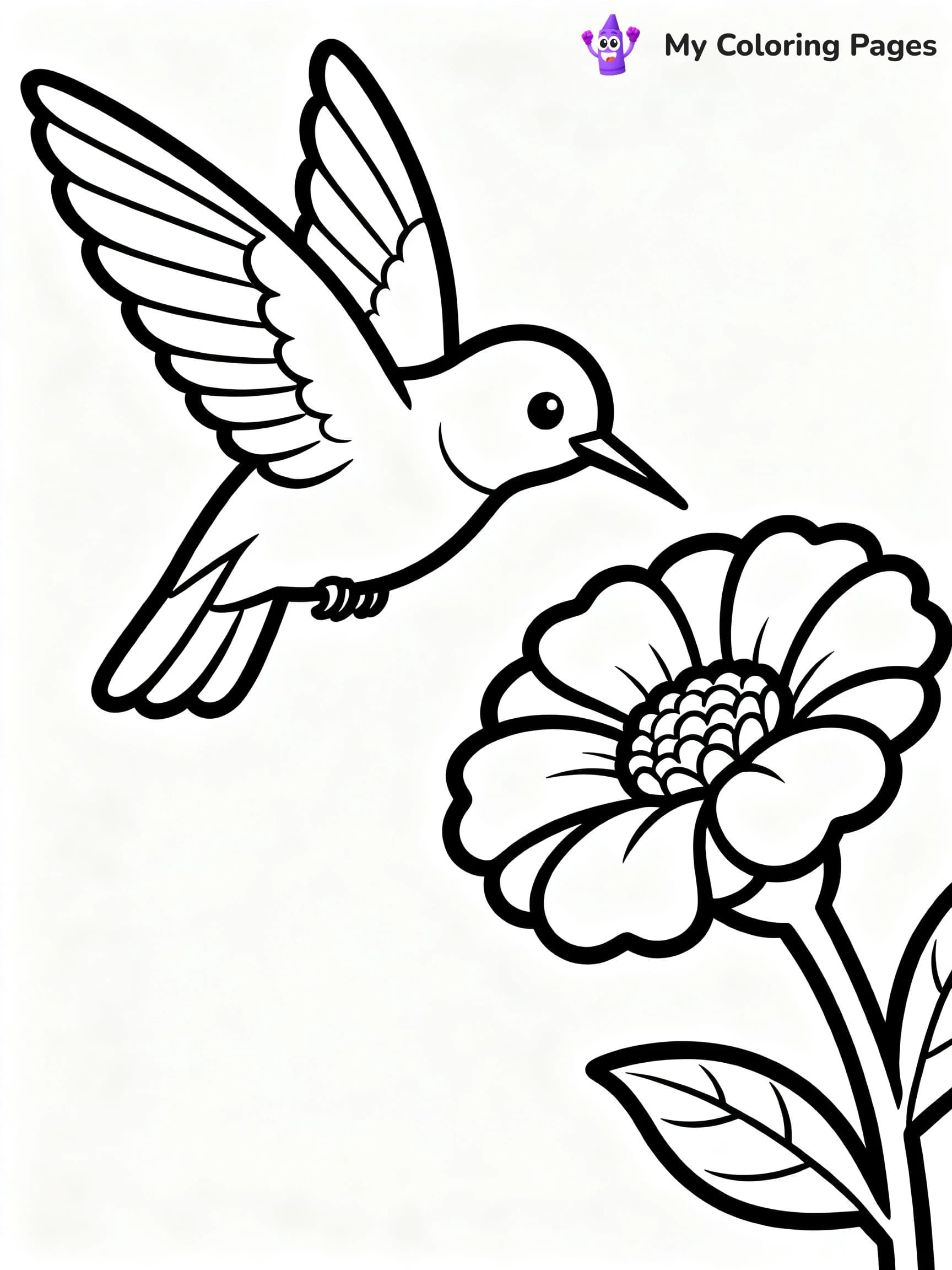 Hummingbird Coloring Pages - 23