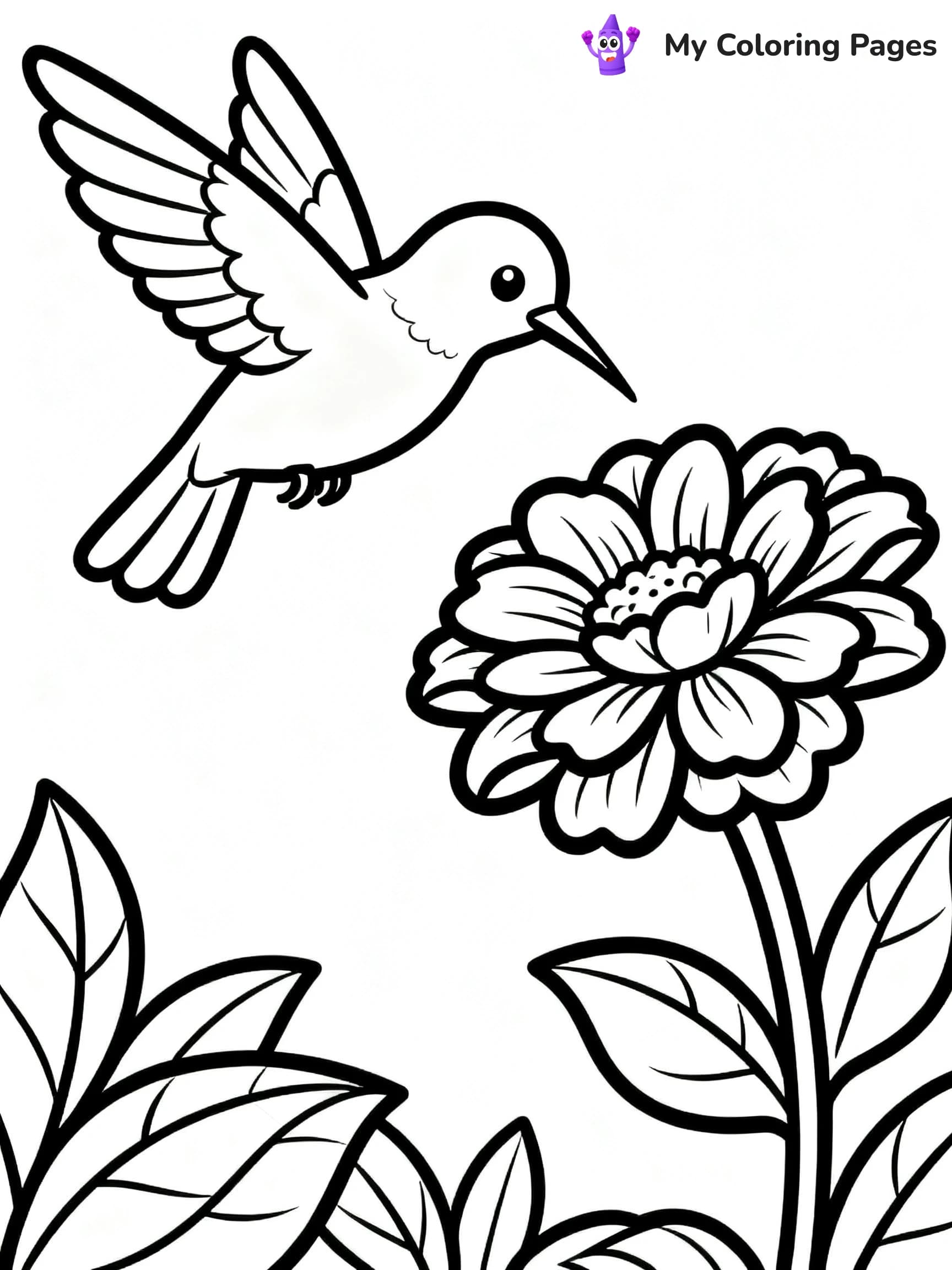 Hummingbird Coloring Pages - 22