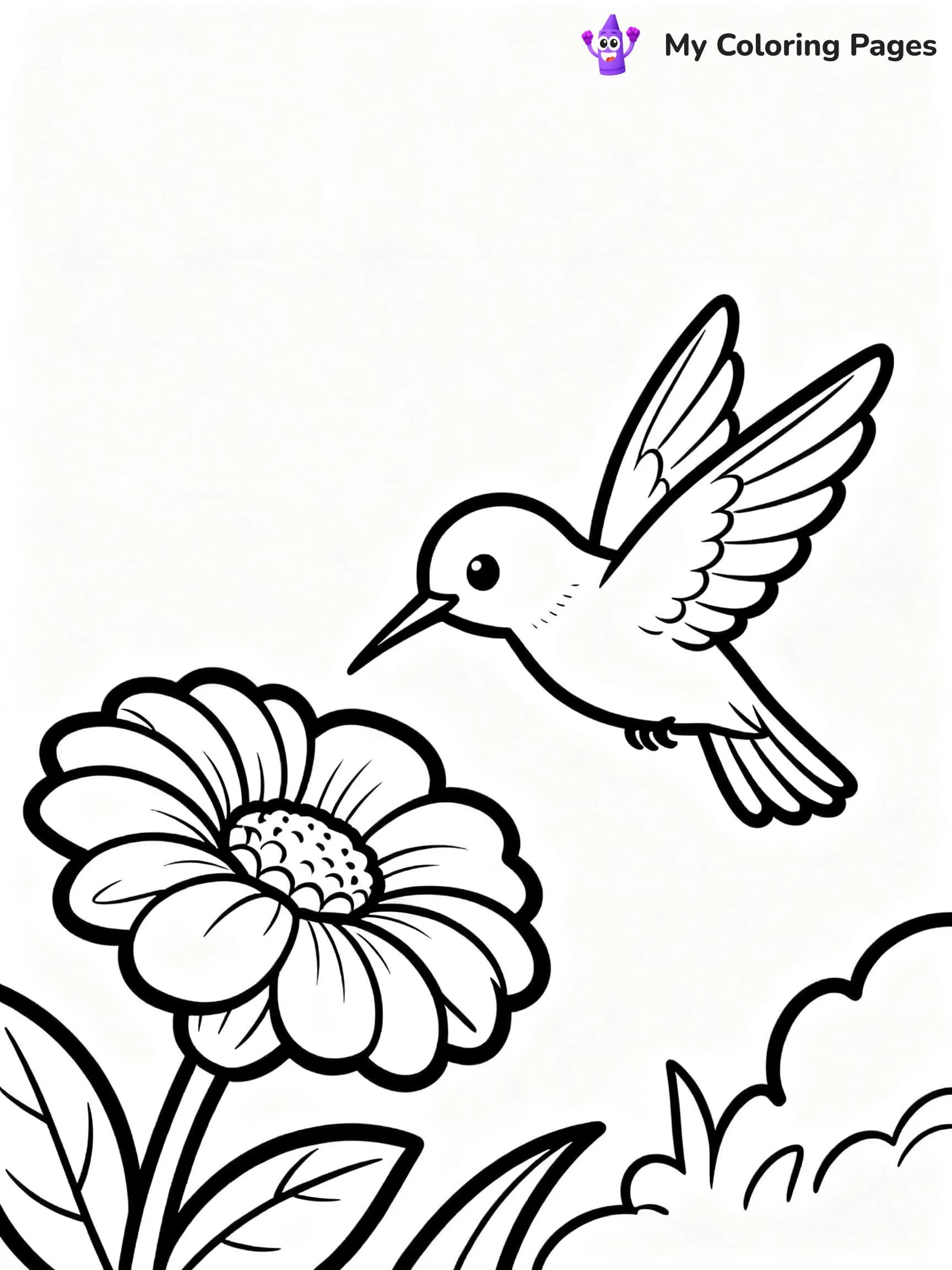 Hummingbird Coloring Pages - 21