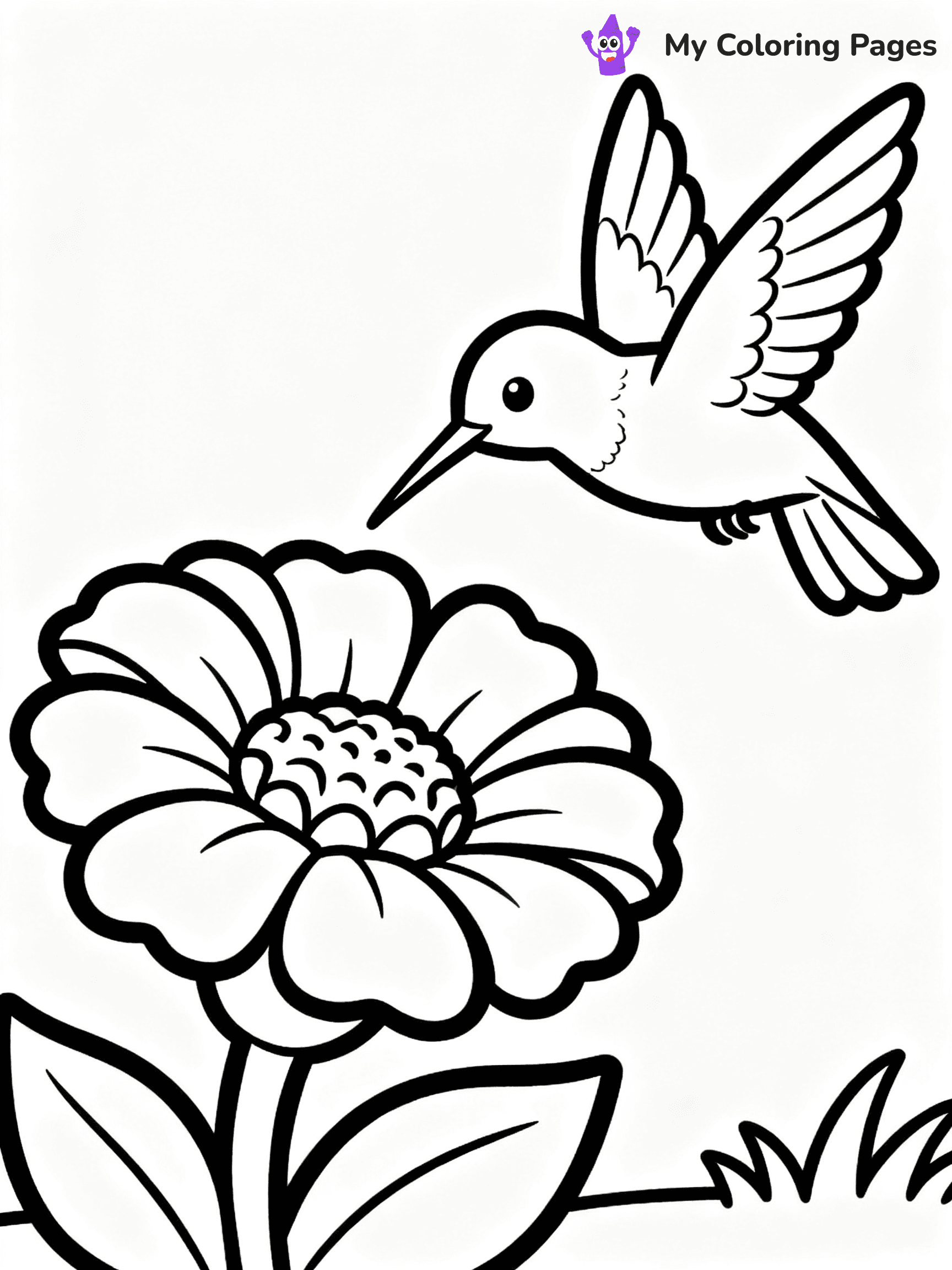 Hummingbird Coloring Pages - 19