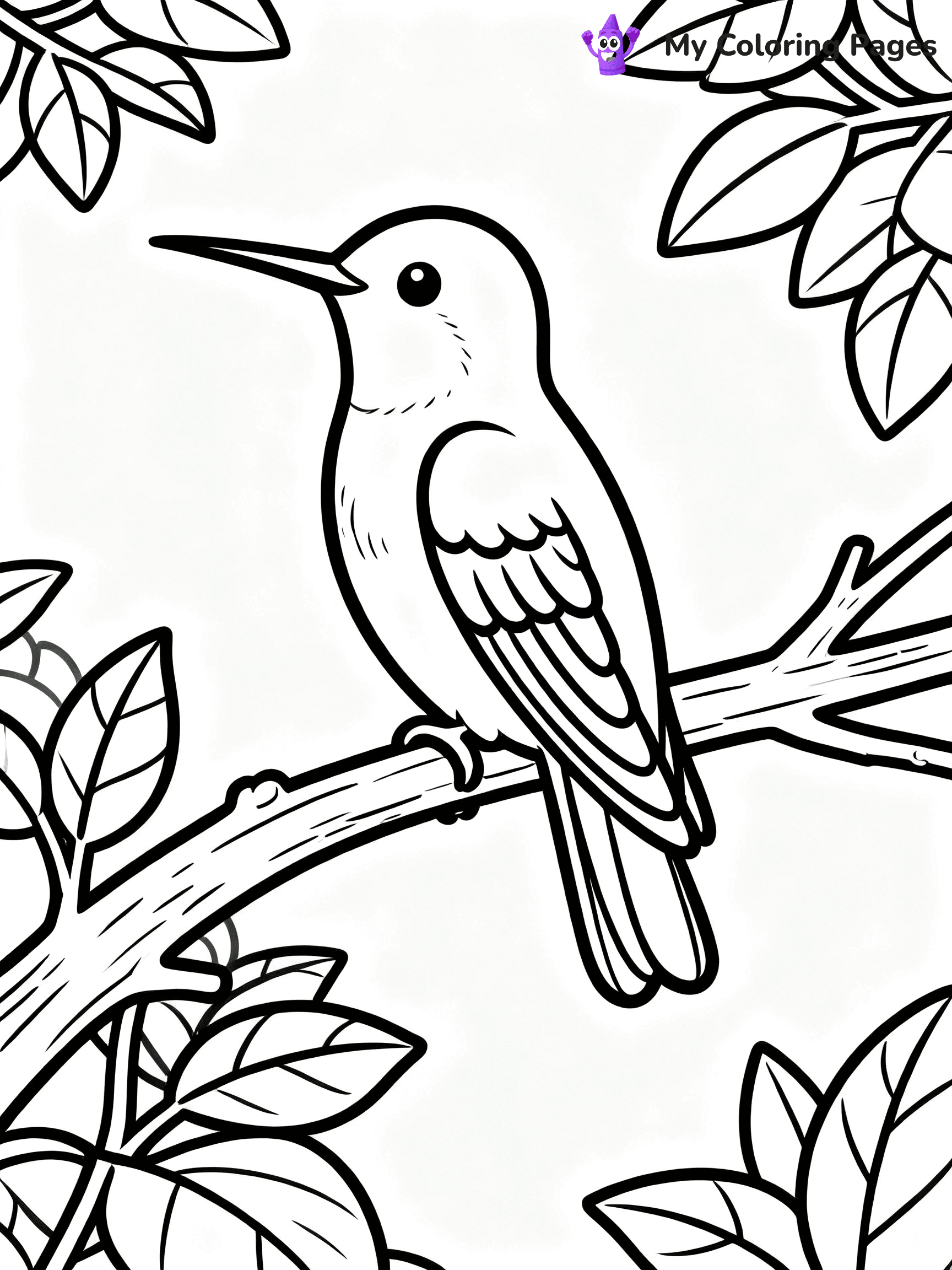 Hummingbird Coloring Pages - 17