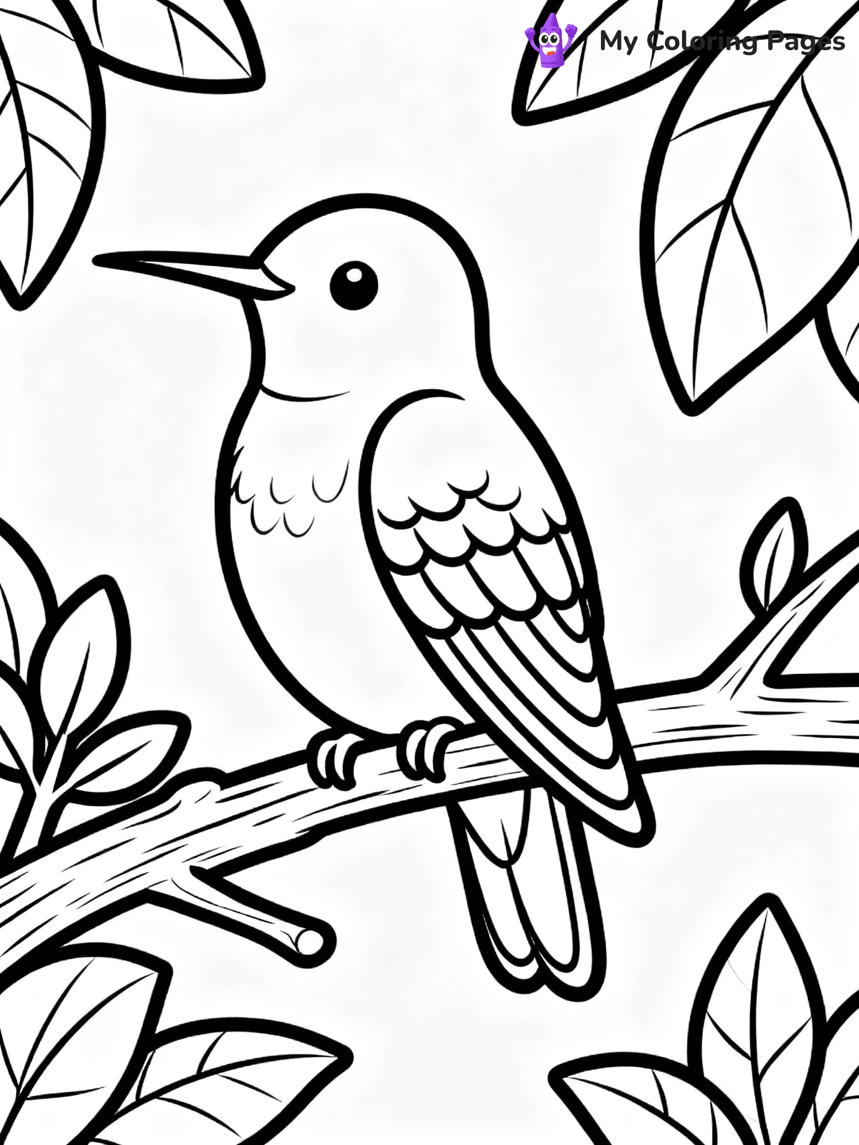 Hummingbird Coloring Pages - 16