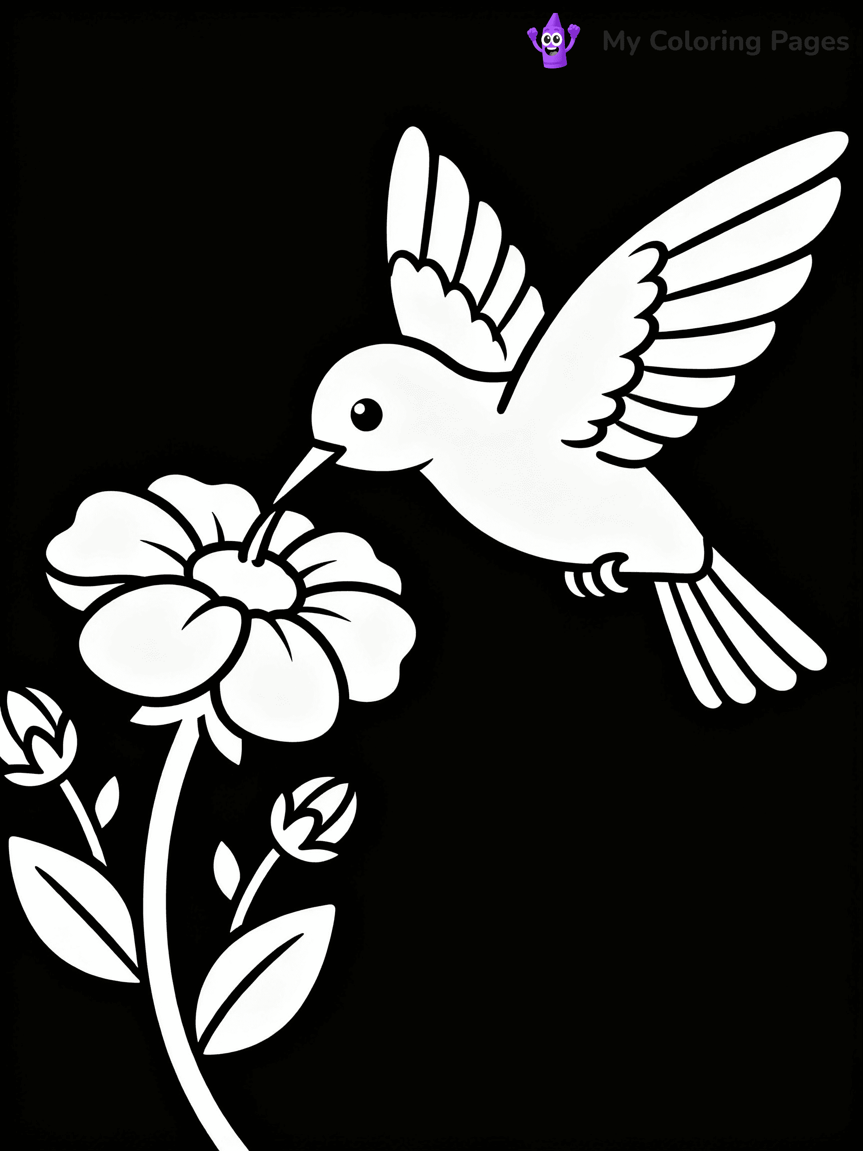 Hummingbird Coloring Pages - 10