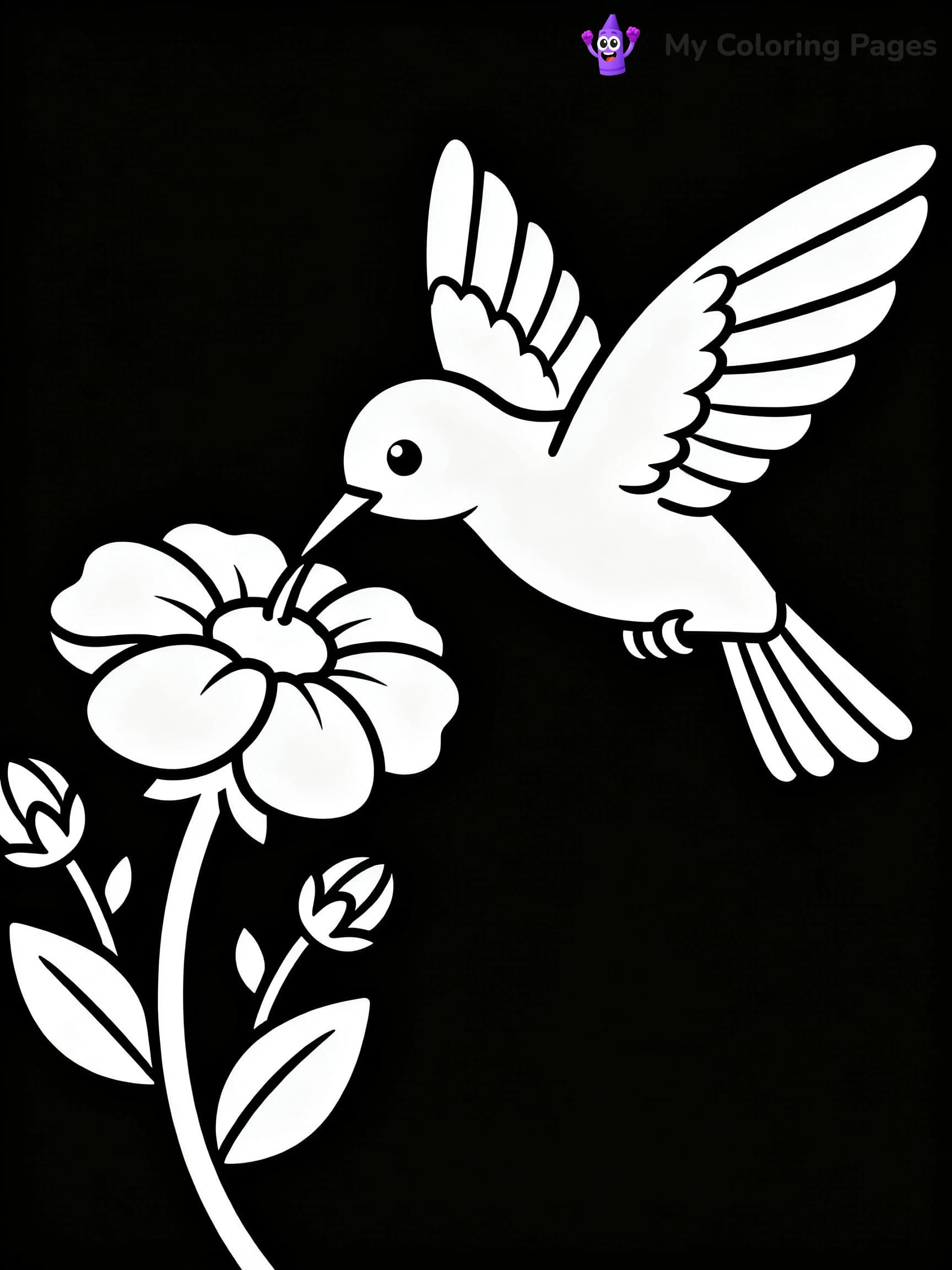 Hummingbird Coloring Pages - 10