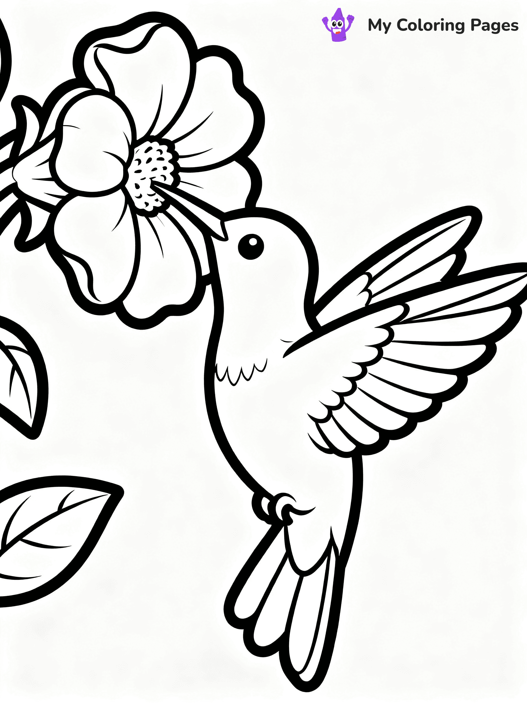 Hummingbird Coloring Pages - 9